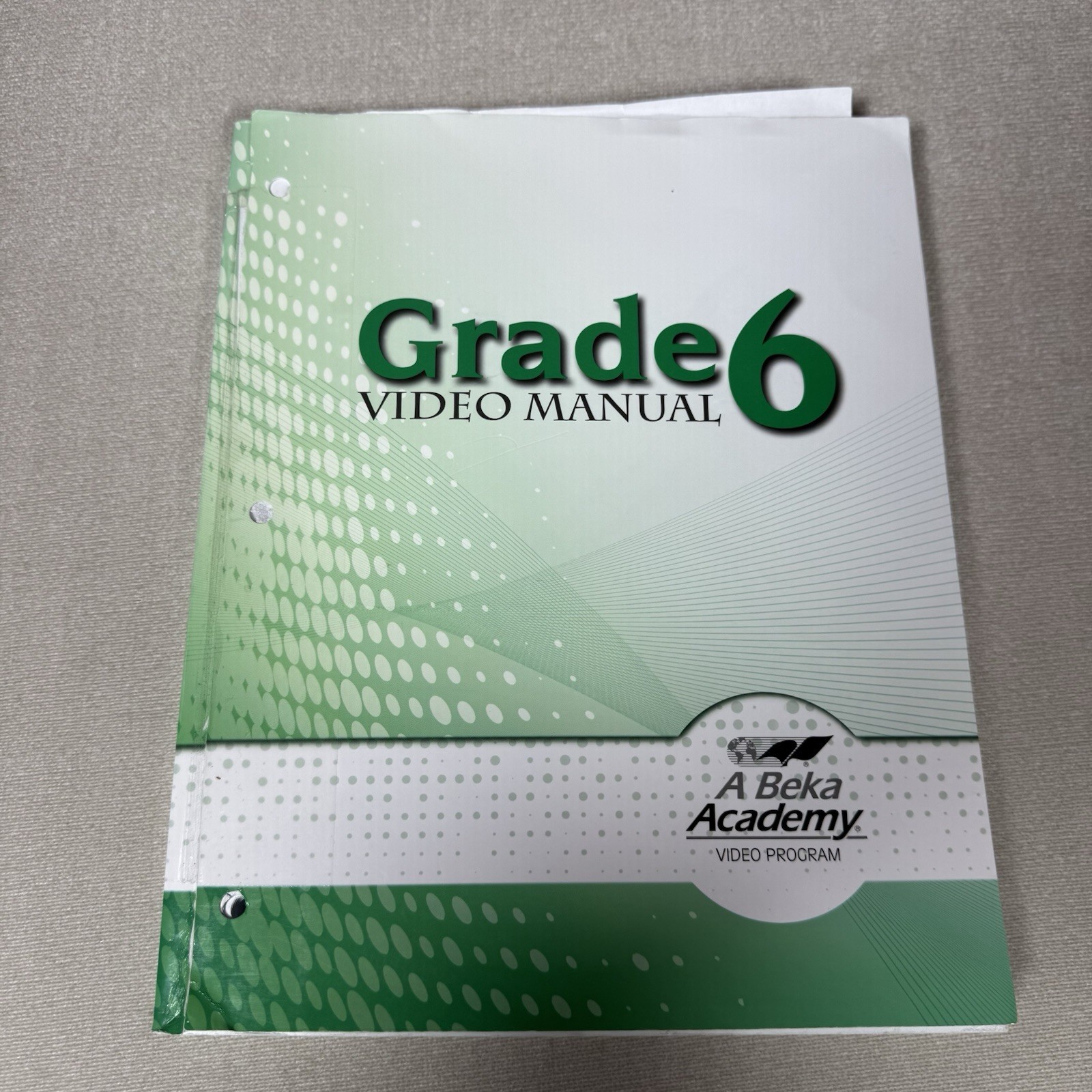 Abeka 6th Grade: Homeschool Grade 6 Video Manual – (Pensacola Christian) 2016