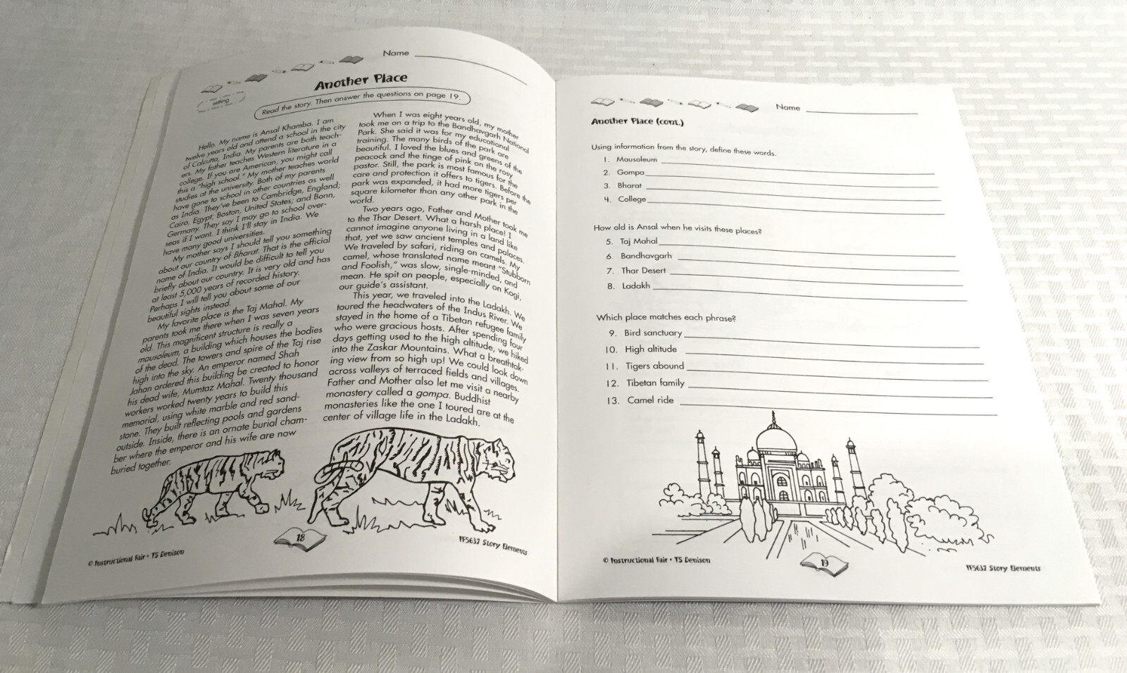 3 BASIC SKILLS SERIES / STORY ELEMENTS / COMPARE & CONTRAST / CAUSE & EFFECT