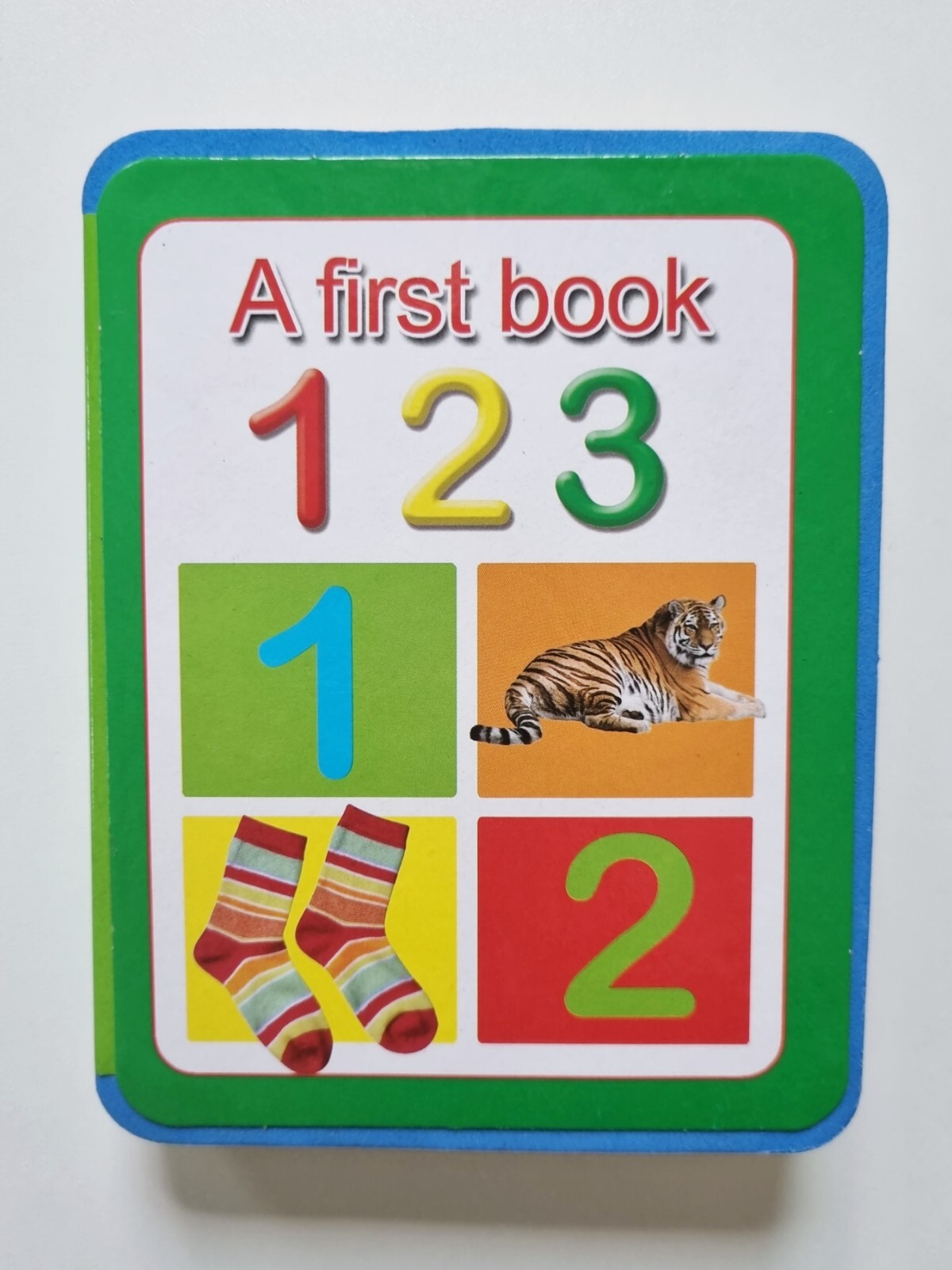Number Practice Book Count Beginner Preschool Small Carry Girl 1 2 3 Multi Color