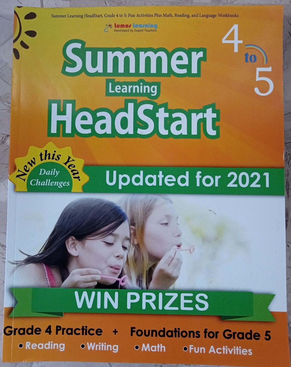 Lumos Summer Learning HeadStart Grade 4 to 5 Math Reading + Etc UPDATED for 2021