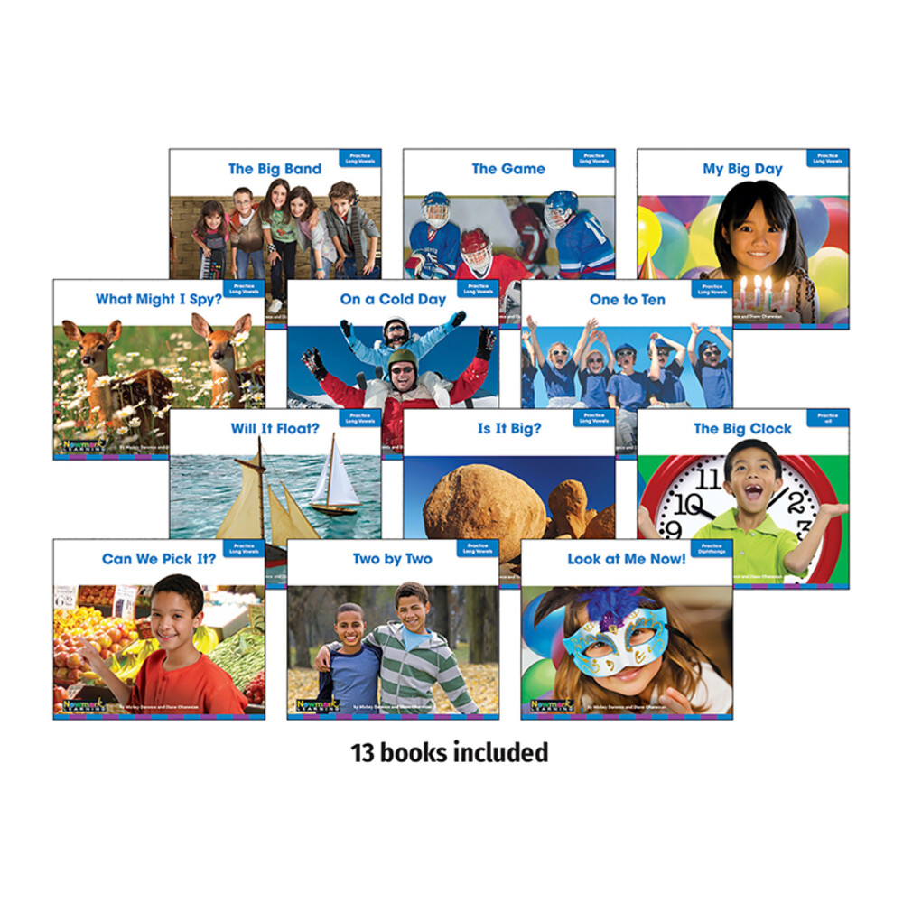 NEWMARK LEARNING NL-6837 Decodable Readers Fluency Grade 1-2 Long And Complex