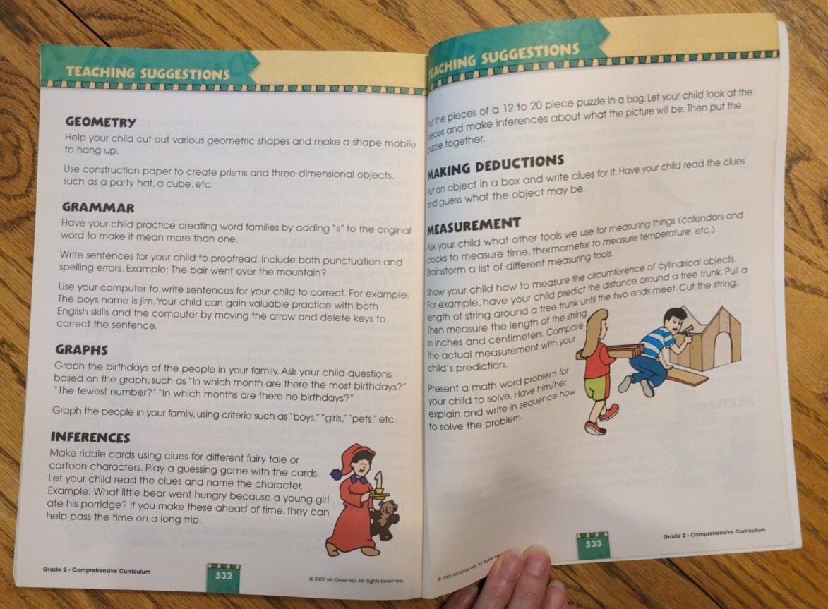 Comprehensive Curriculum of Basic Skills Grade 2 Answer Key McGraw-Hill MINT