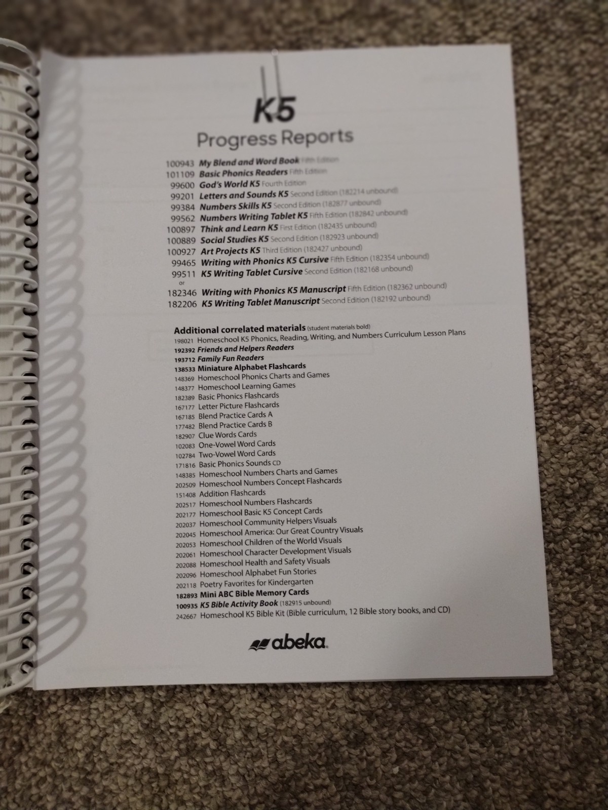 K5 Lesson Plans