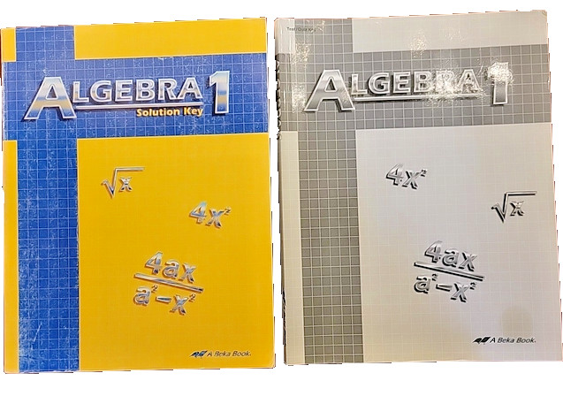 Abeka Books Algebra 1 Teacher Set – Solution Key And Test/Quiz Key (2nd Edition)