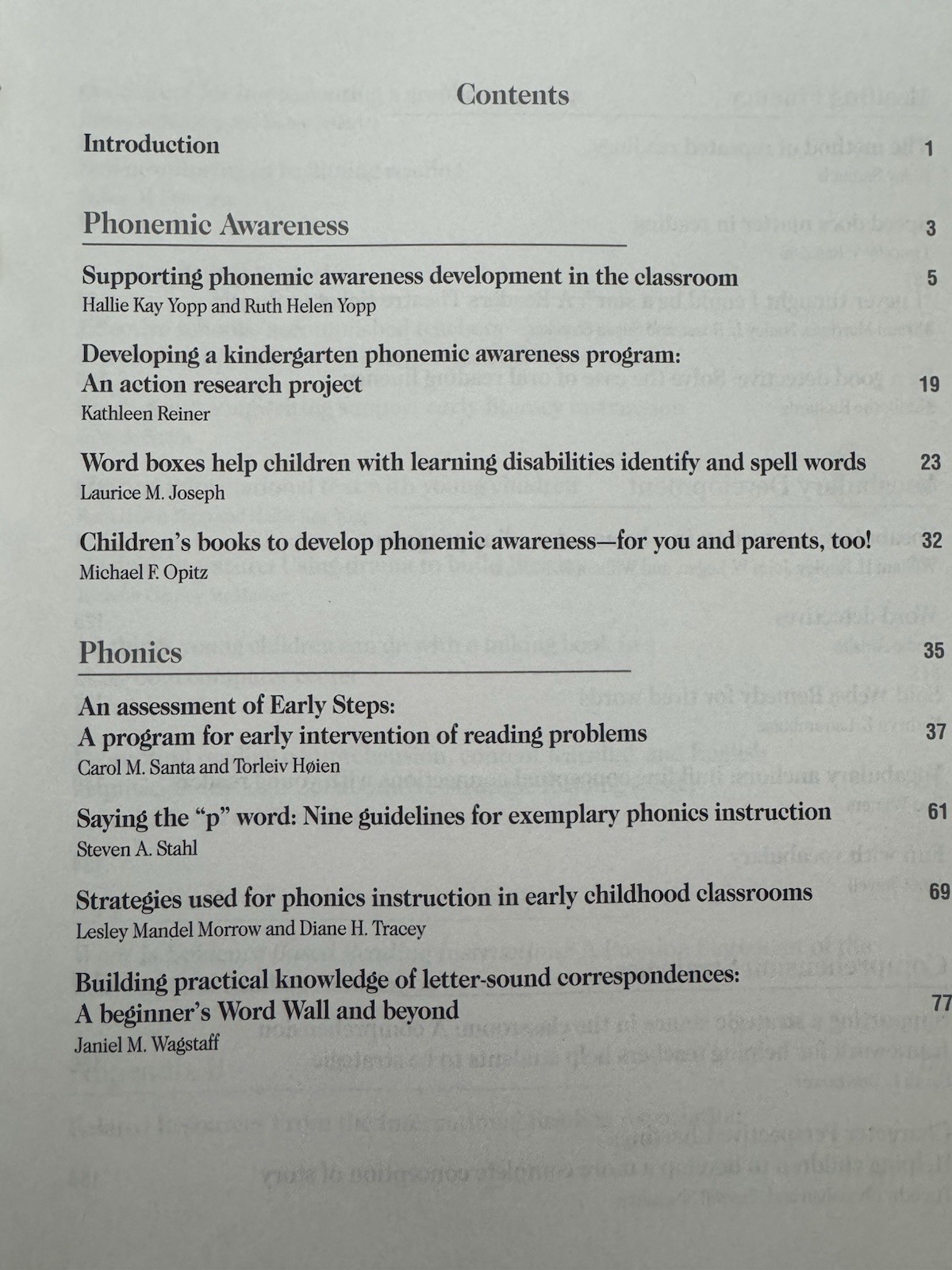 Evidence-Based Reading Instruction : National Reading Panel Report Into Practice