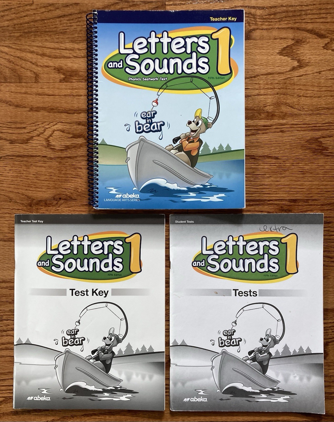Abeka Letters and Sounds 1 Fifth Edition Teacher Key Test Key and Tests