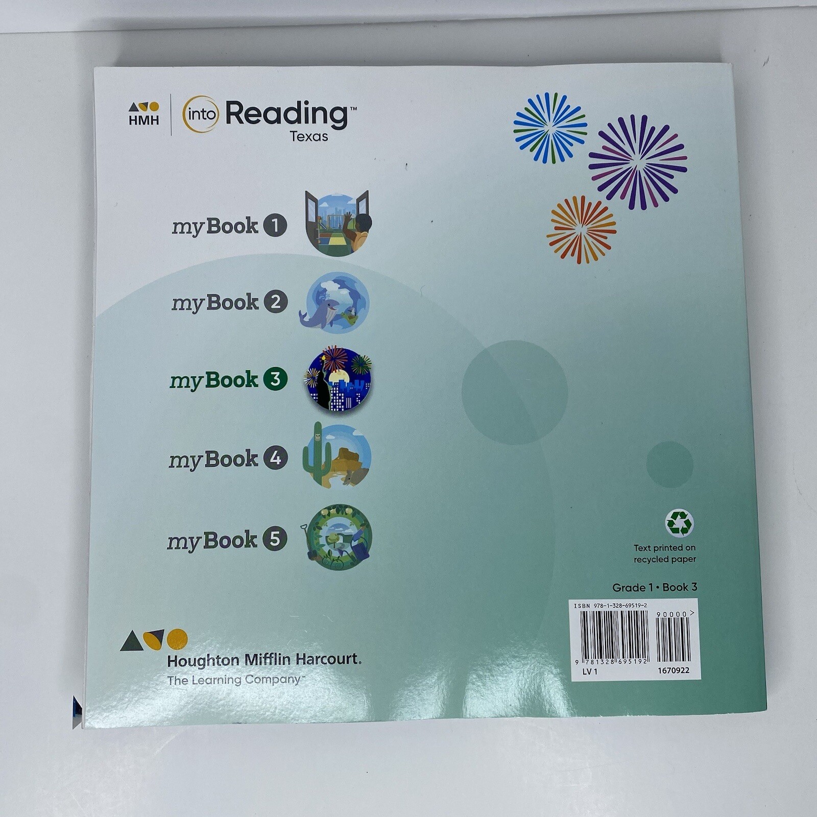 First Grade 1 HMH Into Reading Practice Workbook Text 1-3 Book Set My Book Texas