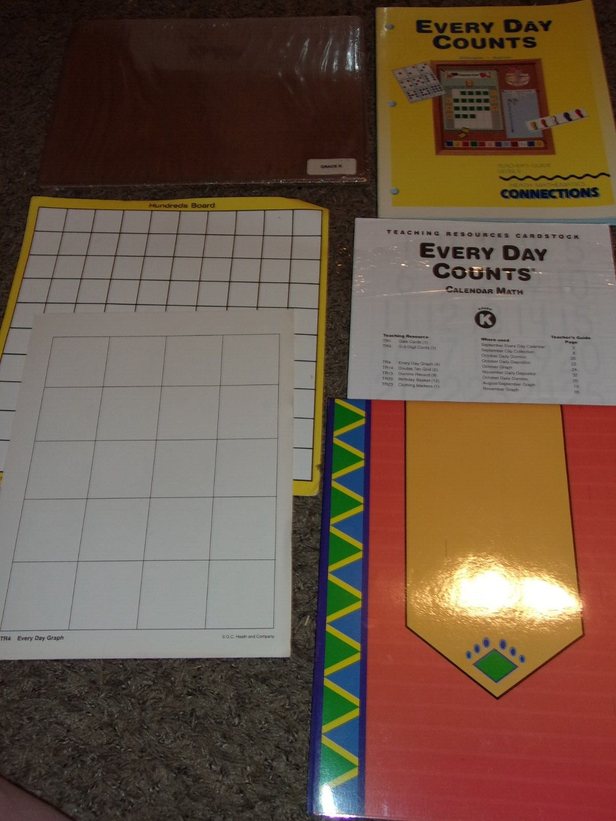KeyMath Early Steps Program Books Manipulatives Blocks Guide Key Math SET AGS