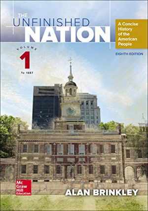 The Unfinished Nation: A Concise – Paperback, by Brinkley Alan – Acceptable