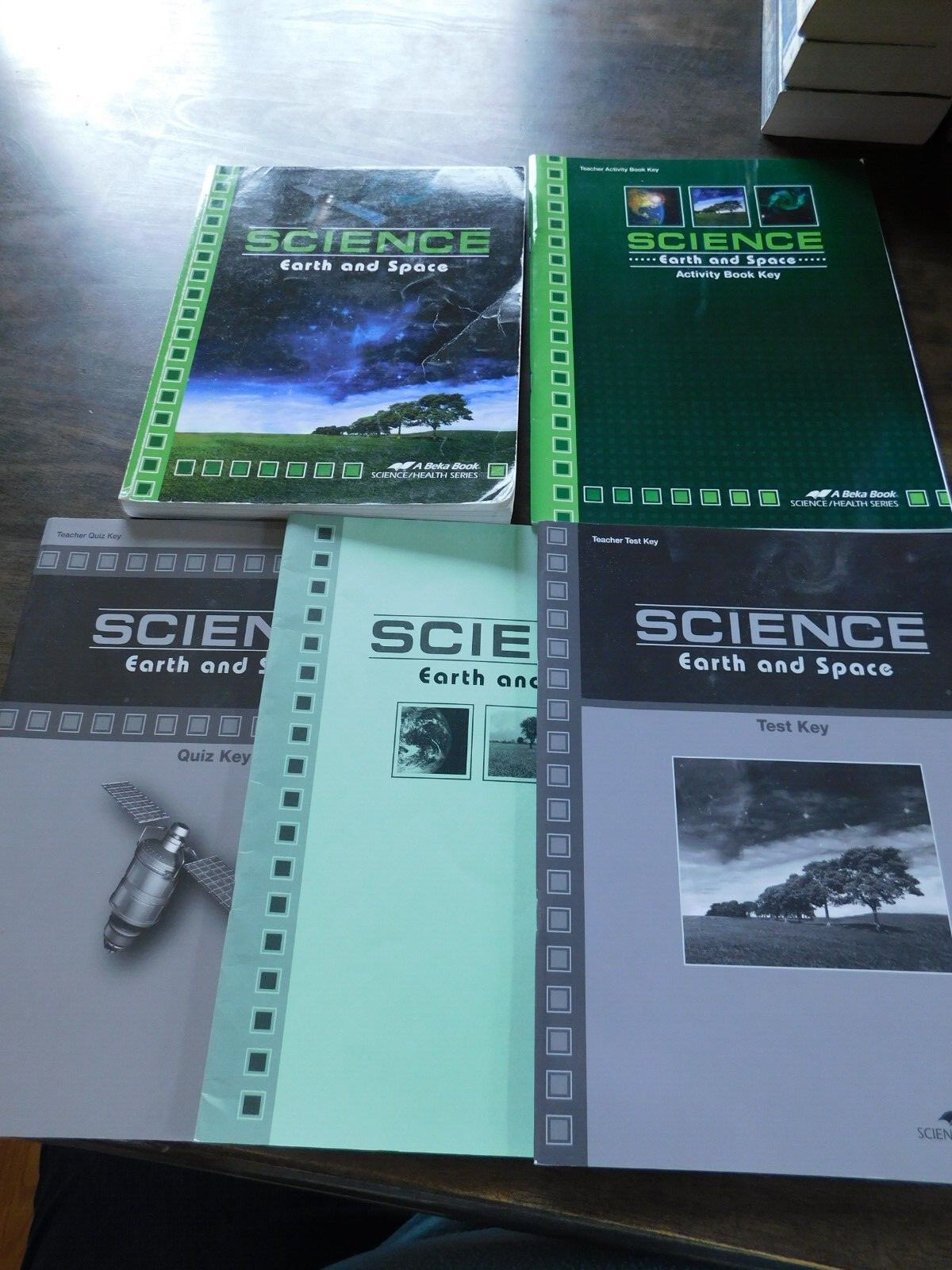 Abeka Science Earth And Space Textbook, Answer Key, Test Key, Quiz Key Activity