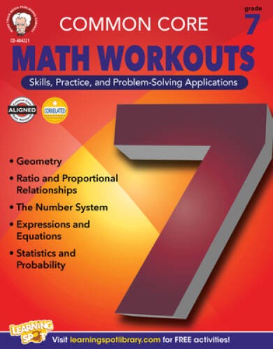Common Core Math Workouts, Grade 7 – Paperback By Mace, Karice – GOOD
