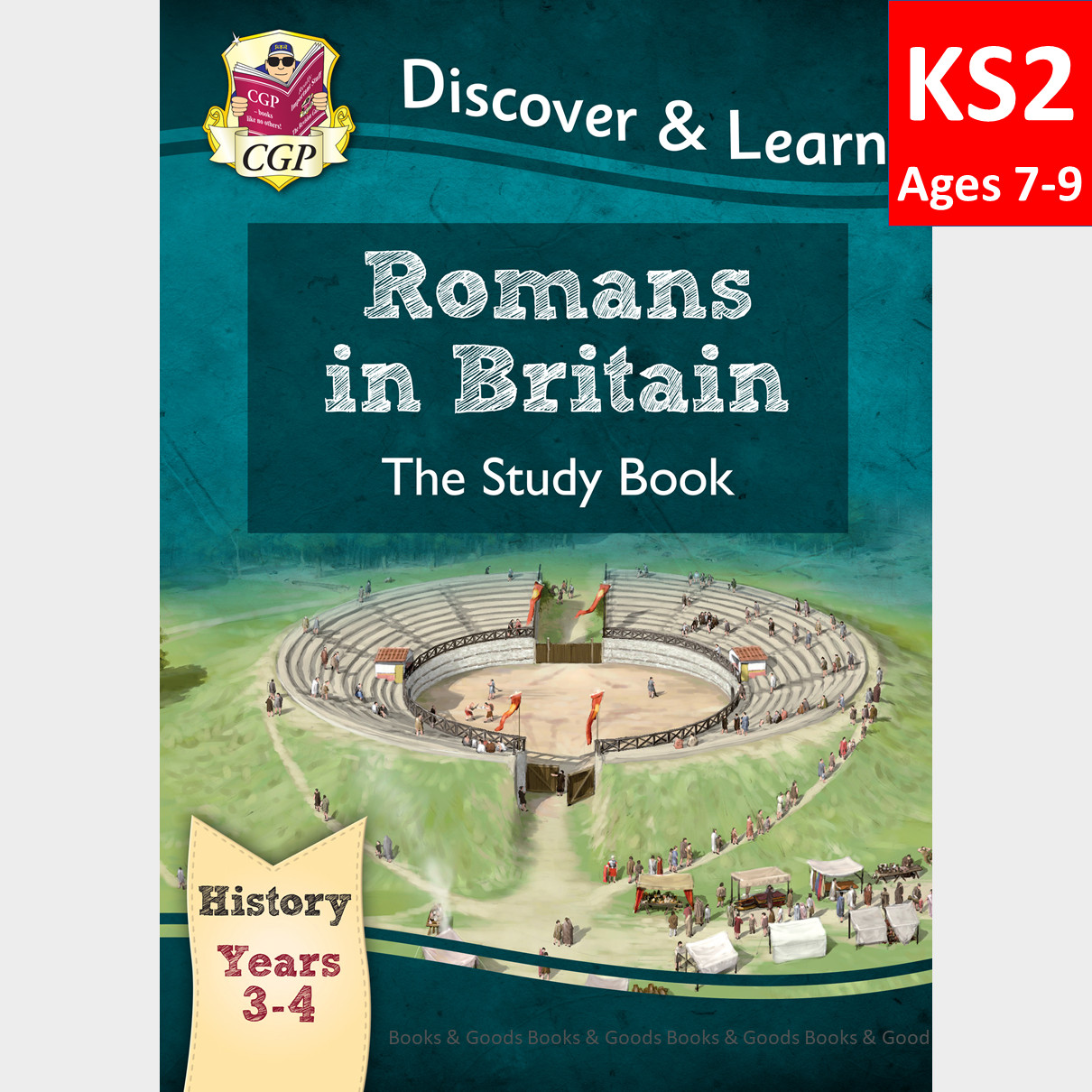 KS2 Ages 7-9 History Romans in Britain Study Book CGP
