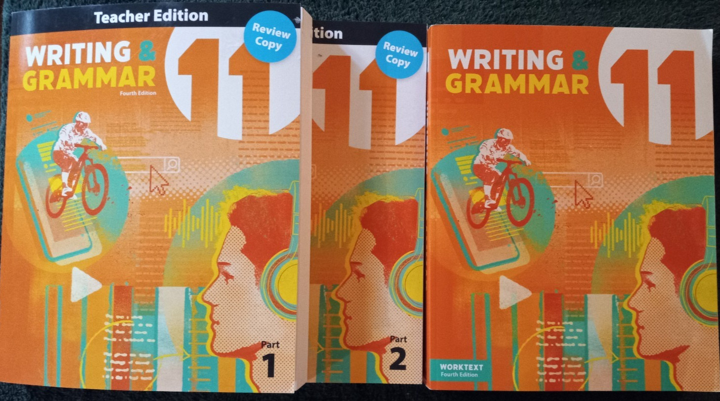 Bob Jones Writing And Grammar 11 Student Worktext And Teacher Part 1 & 2