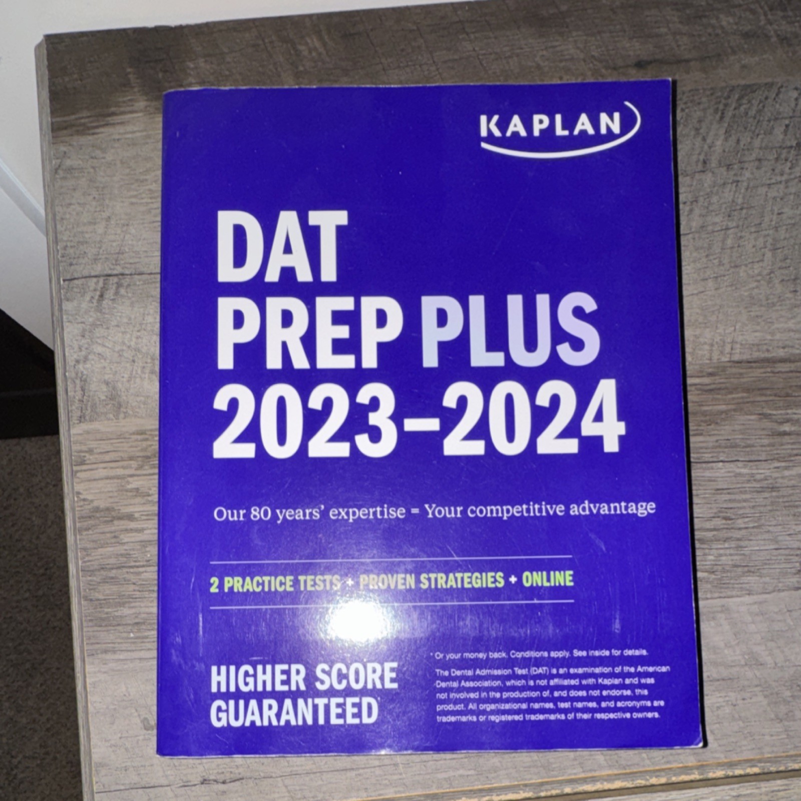 Kaplan DAT Prep Plus 2023-2024 Study Guide Book for Dentistry Exam Preparation