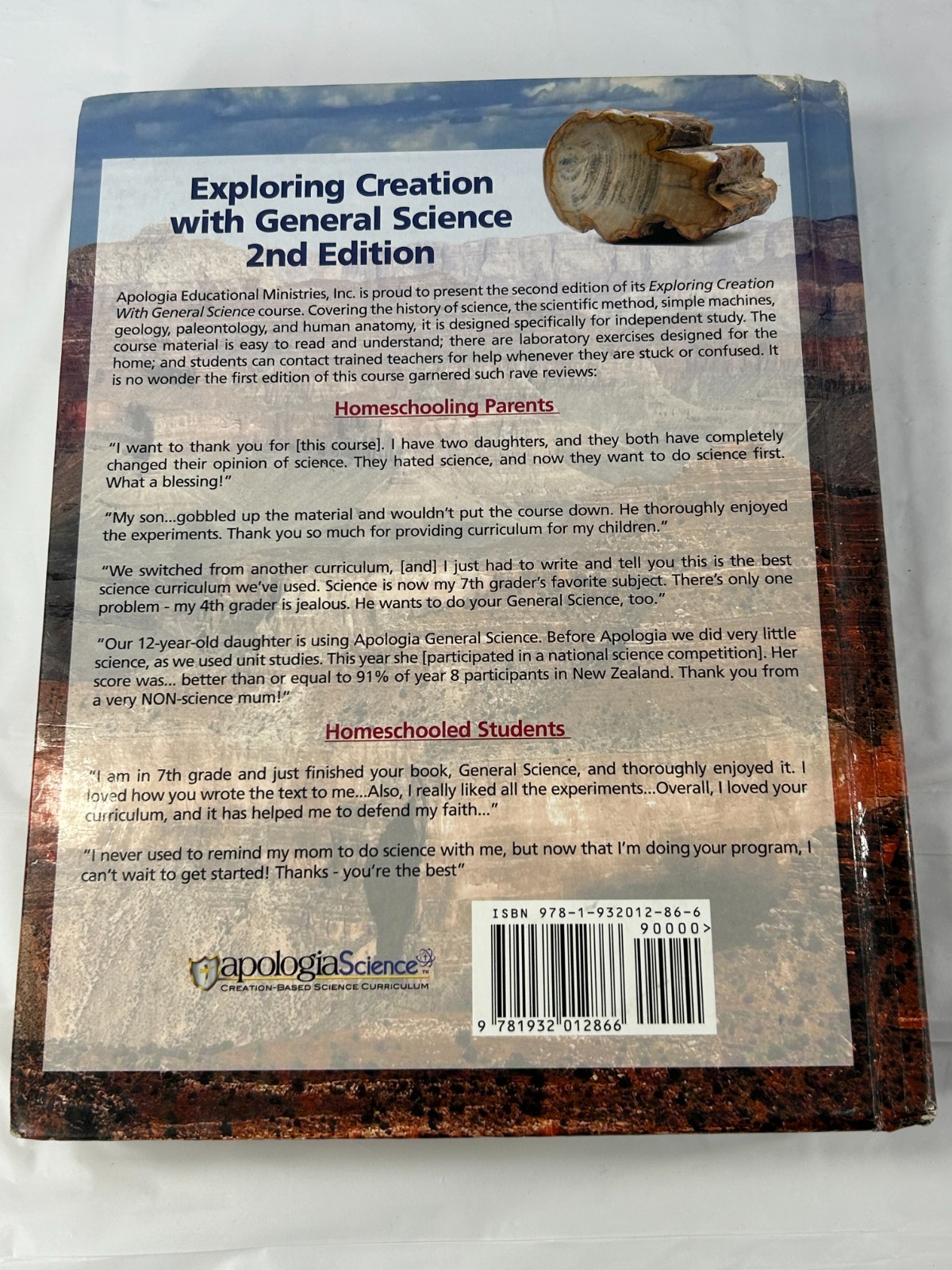Exploring Creation with General Science Set Student 2nd Ed Solutions/Test Book
