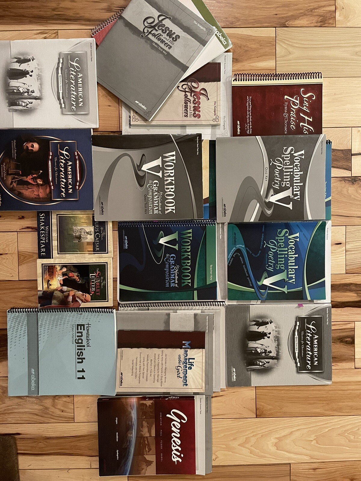 Abeka English 11 And Literature Grammar Composition Spelling,Life Management Etc