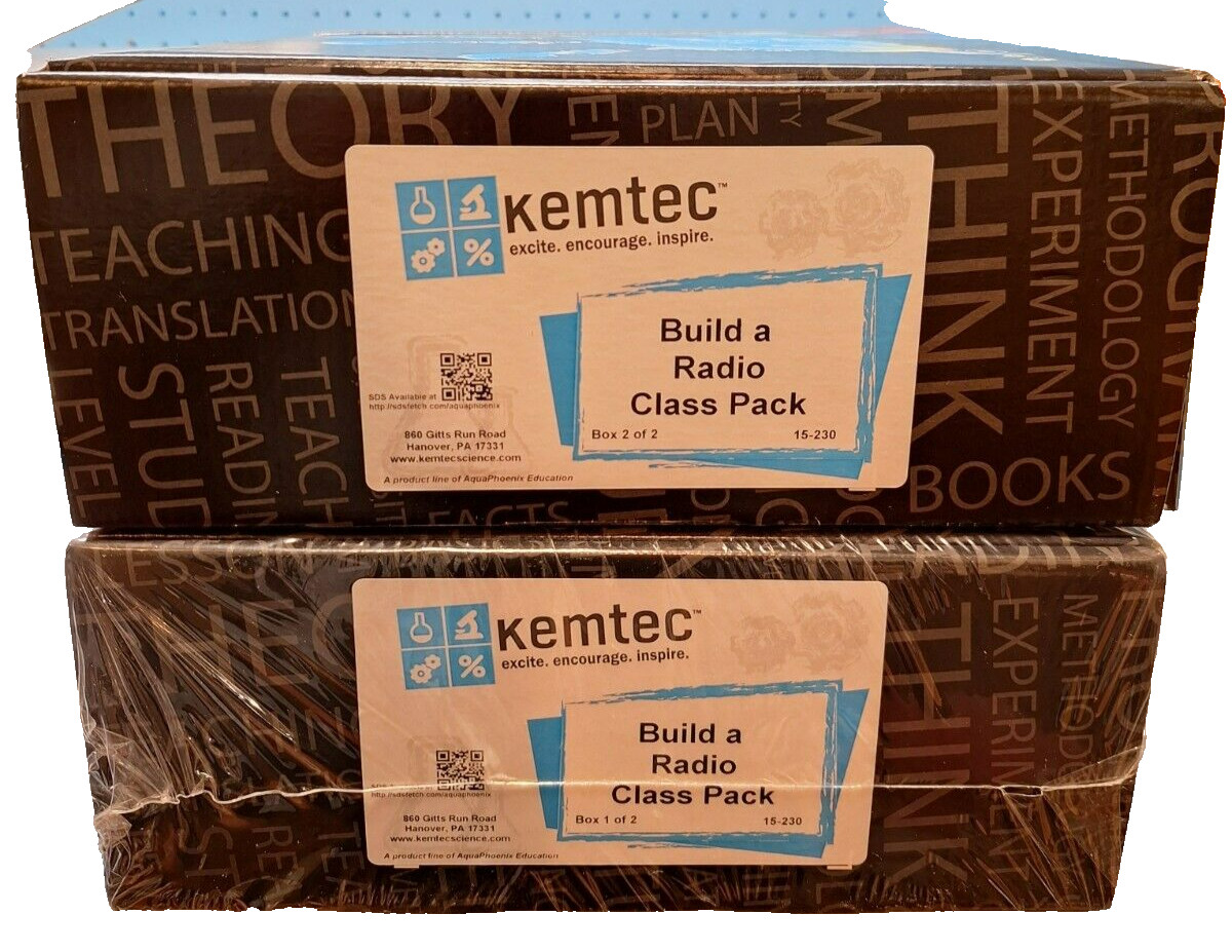Kemtec Build A Radio Class Pack Box 1 & Box 2 New
