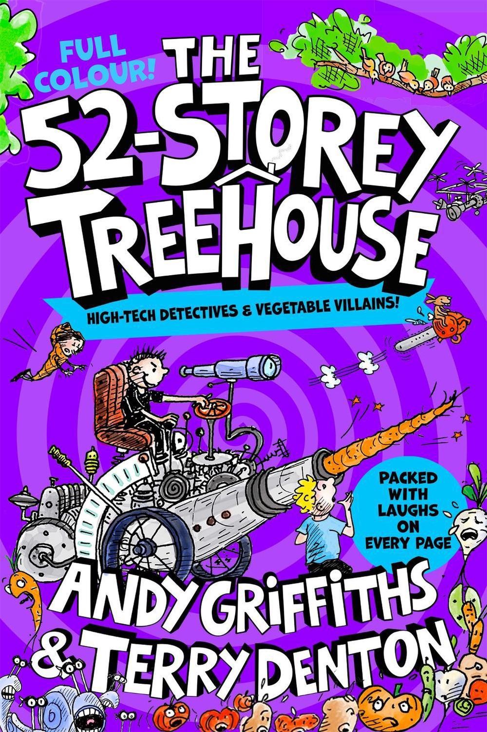 The 52-Storey Treehouse: Colour Edition! by Andy Griffiths Paperback Book