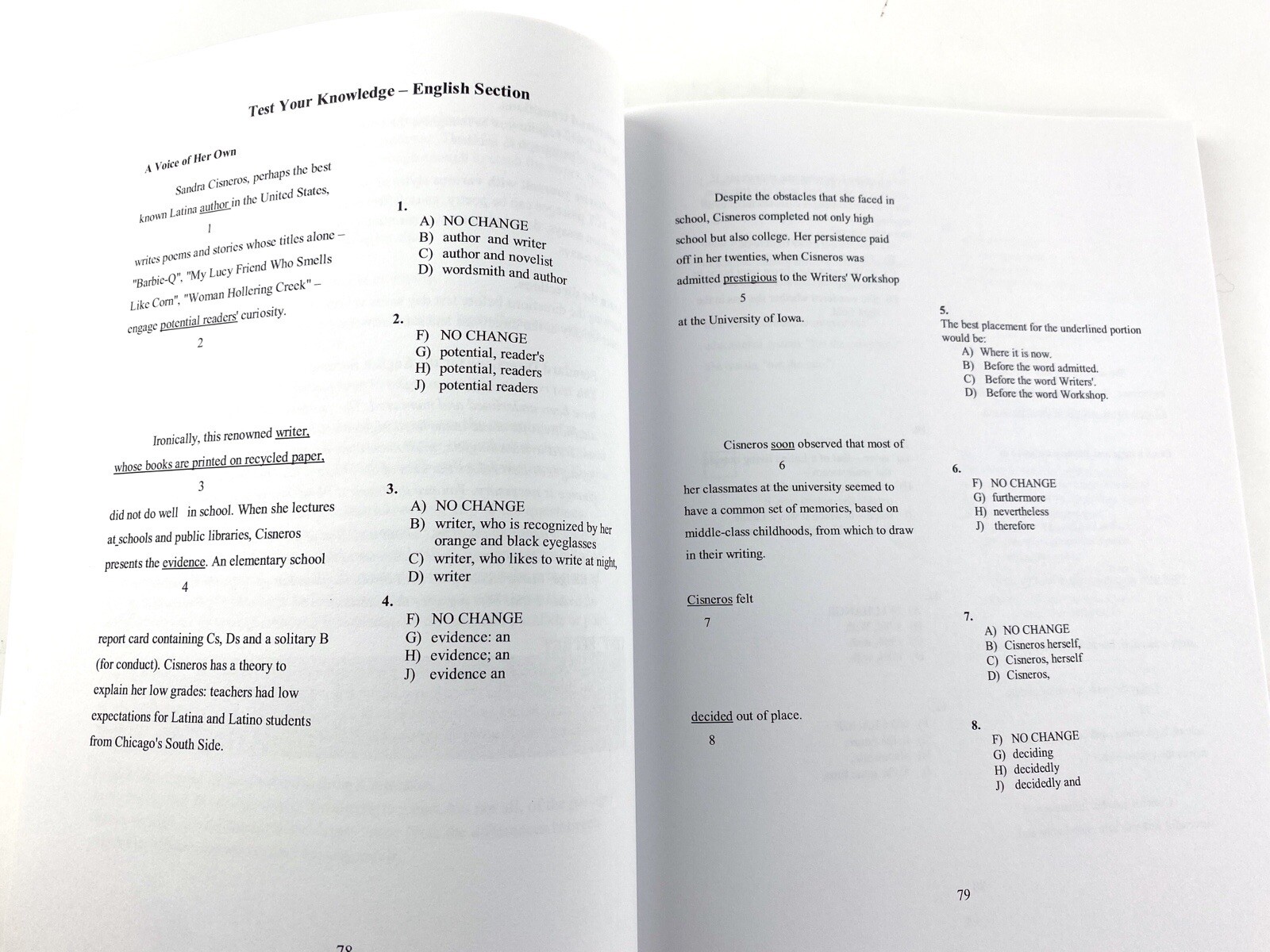 ACT Study Guide 2014 Test Prep with Practice Questions Paperback