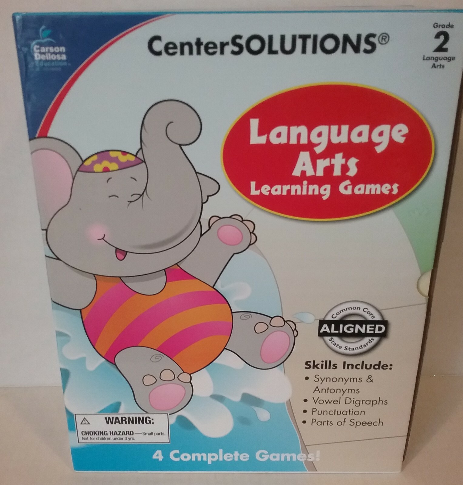 Language Arts Learning Games, Grade 2 by Carson-Dellosa Publishing Staff