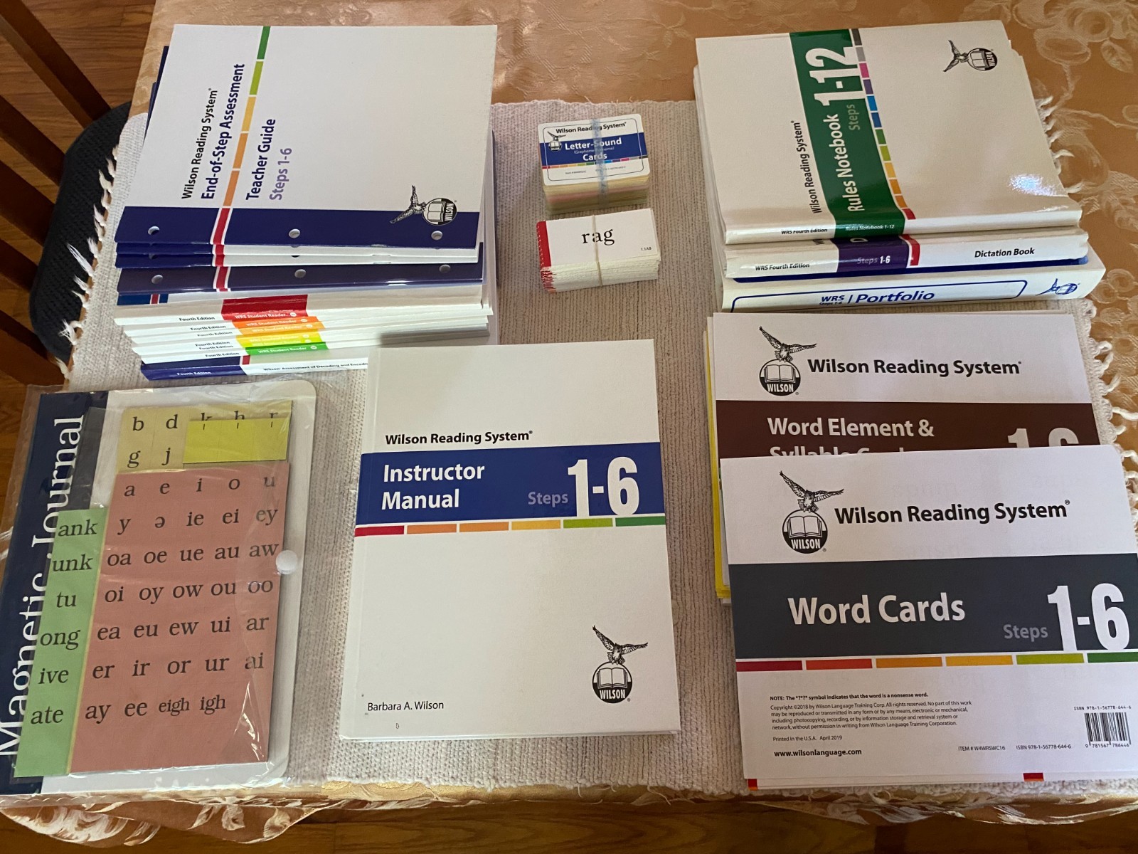 Wilson Reading System Introductory Set (Steps 1-6) 4th Edition