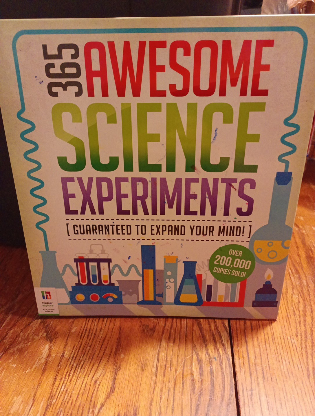 365 Awesome Science Experiments,ages 4-12 Hinkler Explore. Homeschool