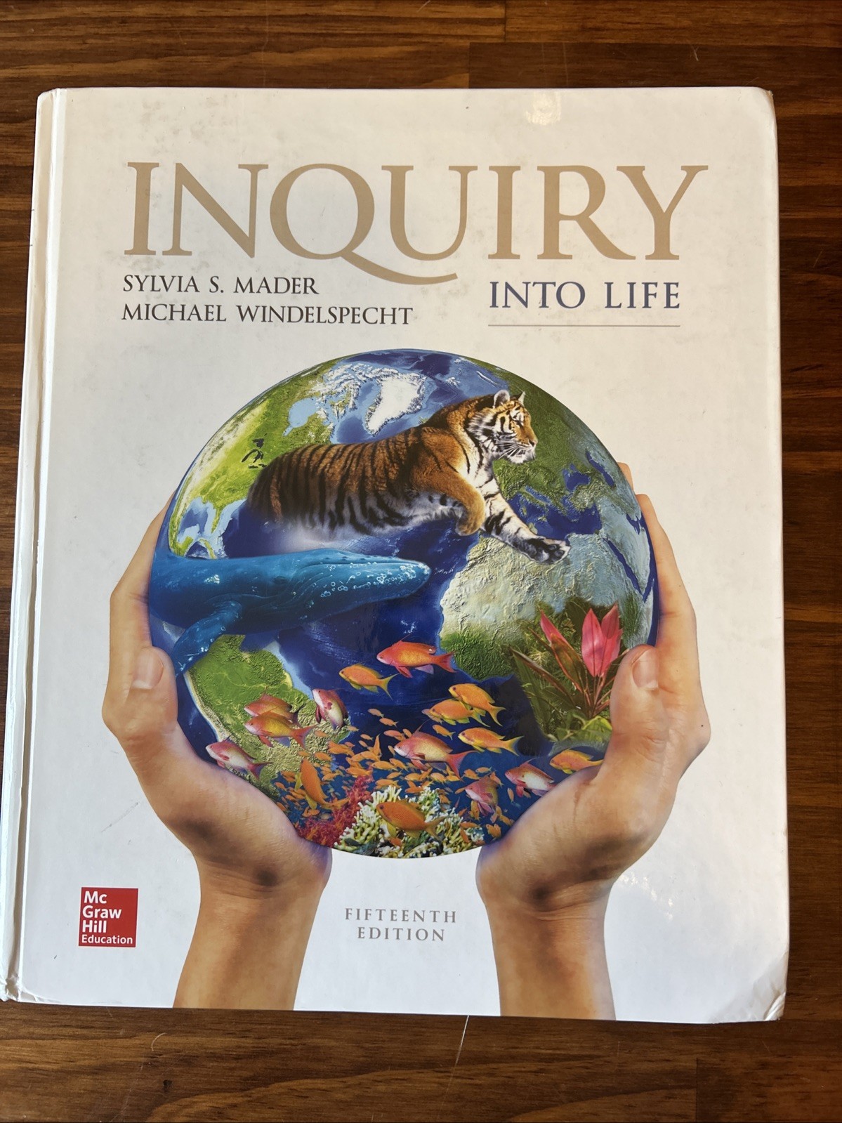 Inquiry into Life, 2017, by Mader and Windelspecht (2016, Hardcover)