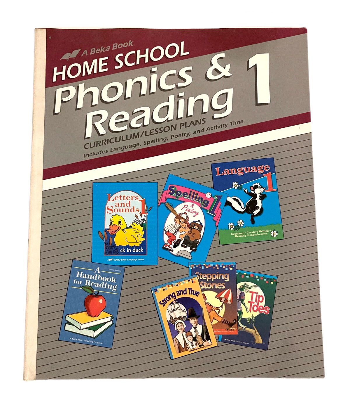 A Beka Homeschool Phonics, Reading And Spelling 1 Curriculum Lesson Plans
