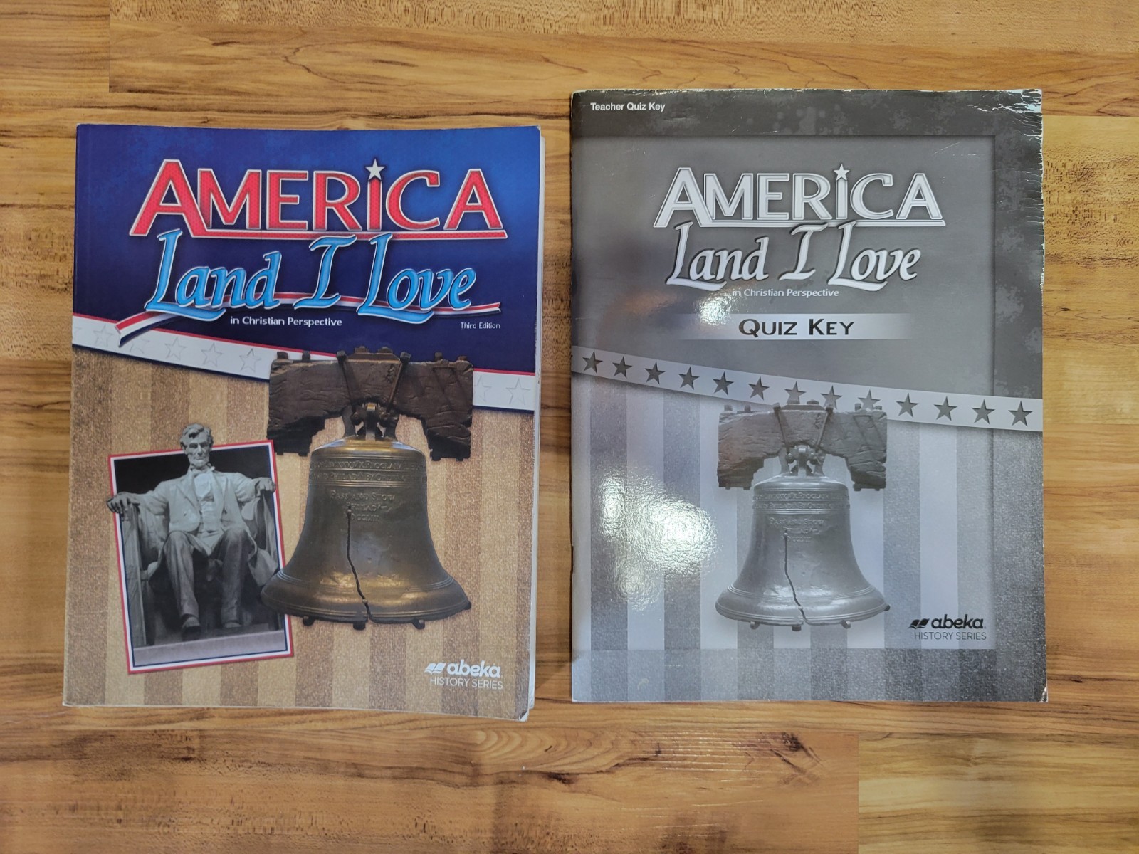 Abeka America Land I Love Teacher Quiz Key and Student Book 3rd Edition