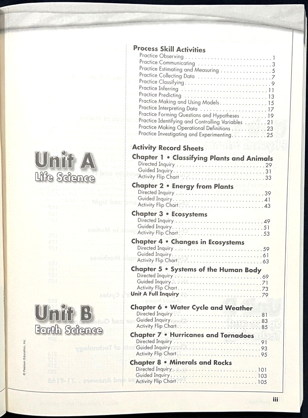 4th Grade – SCIENCE – ACTIVITY BOOK – TEACHER EDITION (2006, Foresman)
