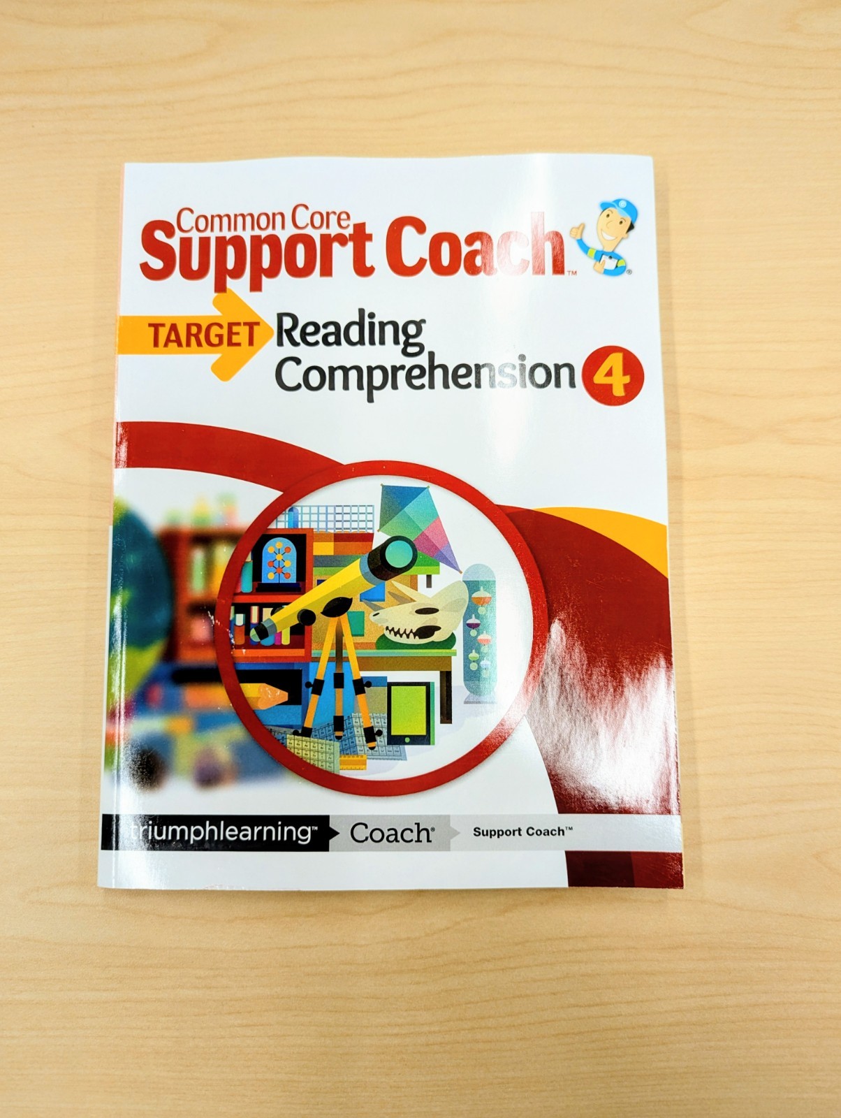 Common Core Support Coach, Target: Reading Comprehension & Mathematics Grade 4