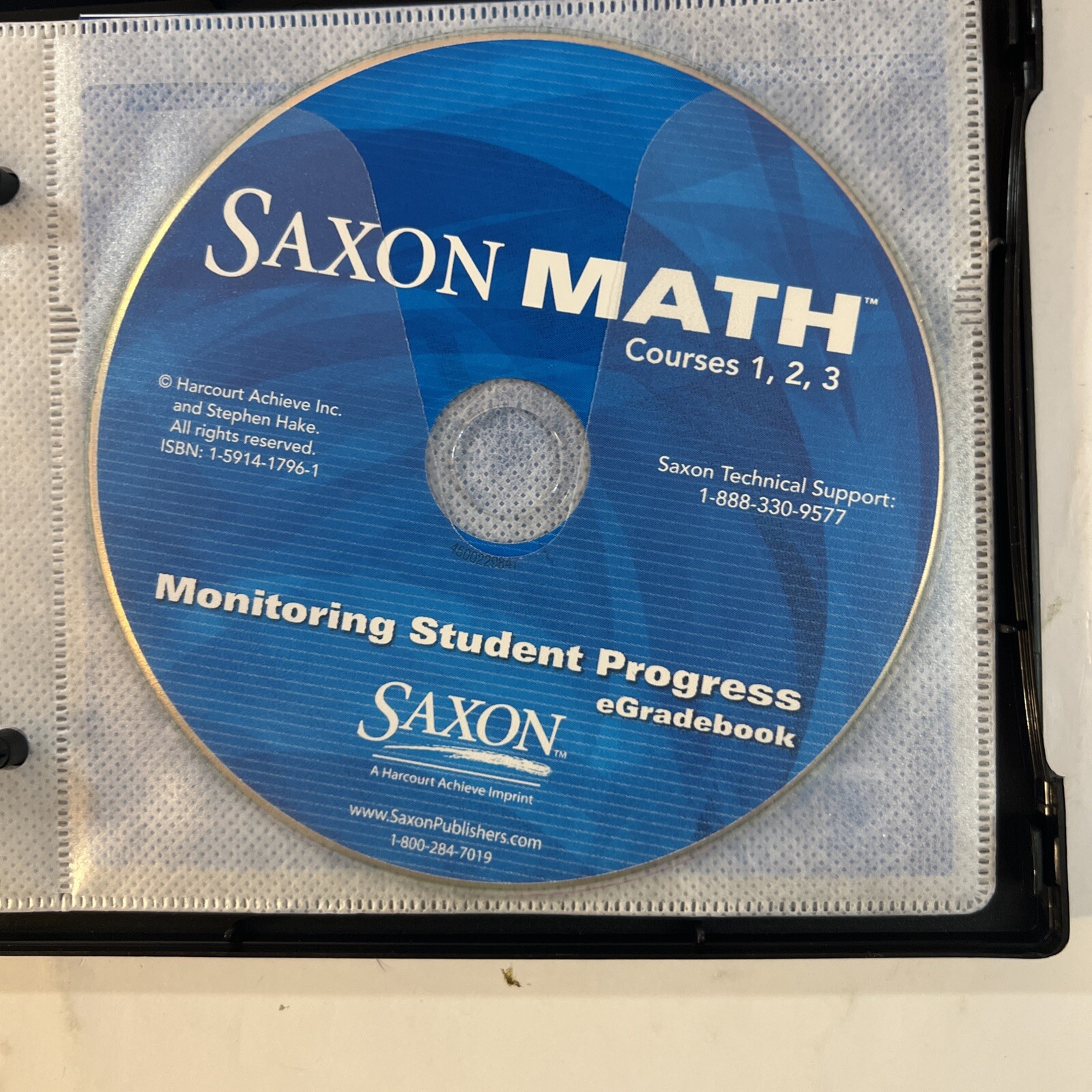 Saxon Math Course 3, Teacher Technology Resource Package, Grade 8