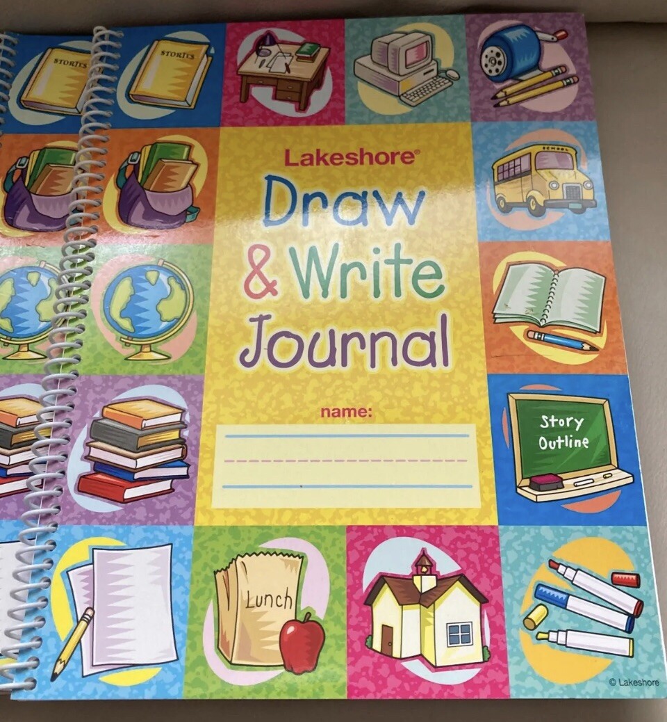 Draw Write Journal Lakeshore K- 2nd Grade Pack of 10 Sealed – Bundle