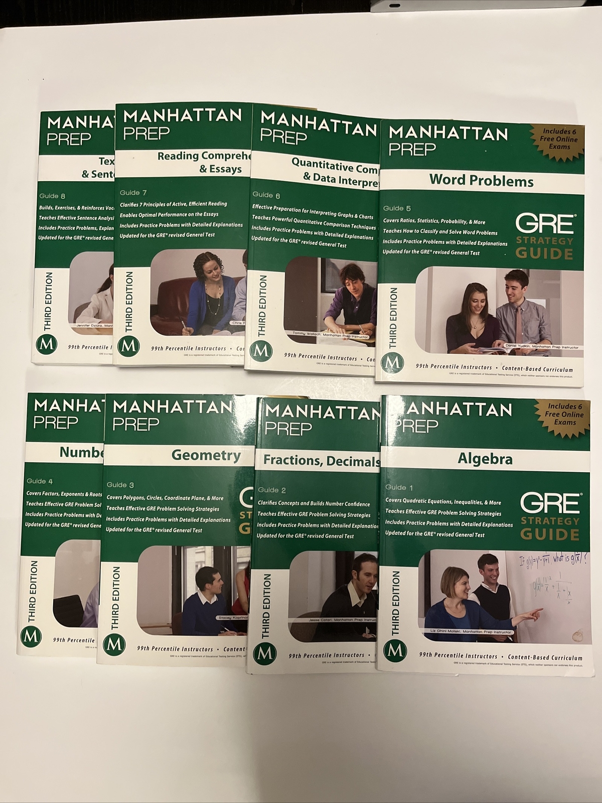 Manhattan Prep GRE Set Of 8 Strategy Guides, 3rd Edition