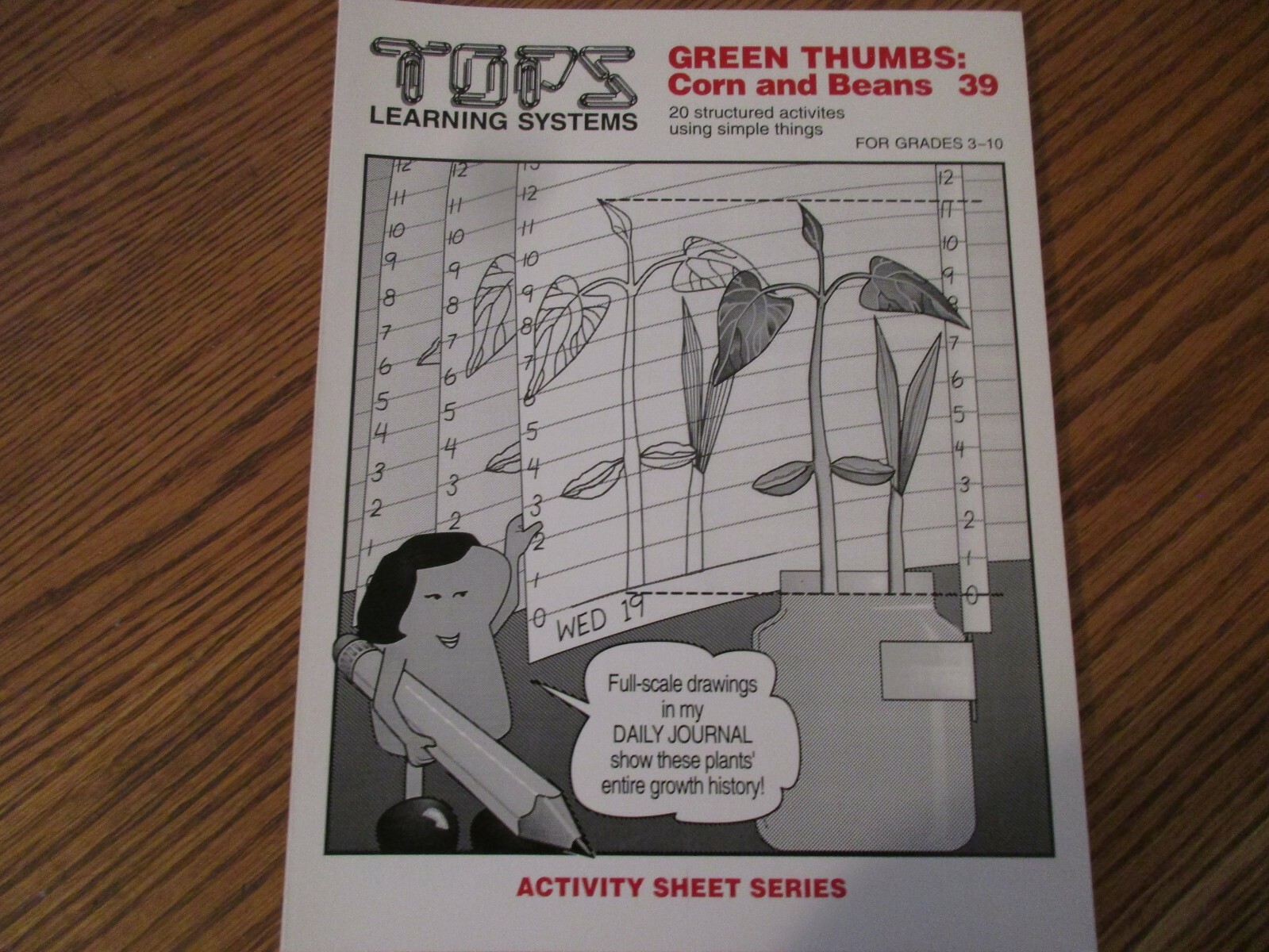 TOPS Learning System-Green Thumbs: Corn & Beans #39-Activity Sheet Series