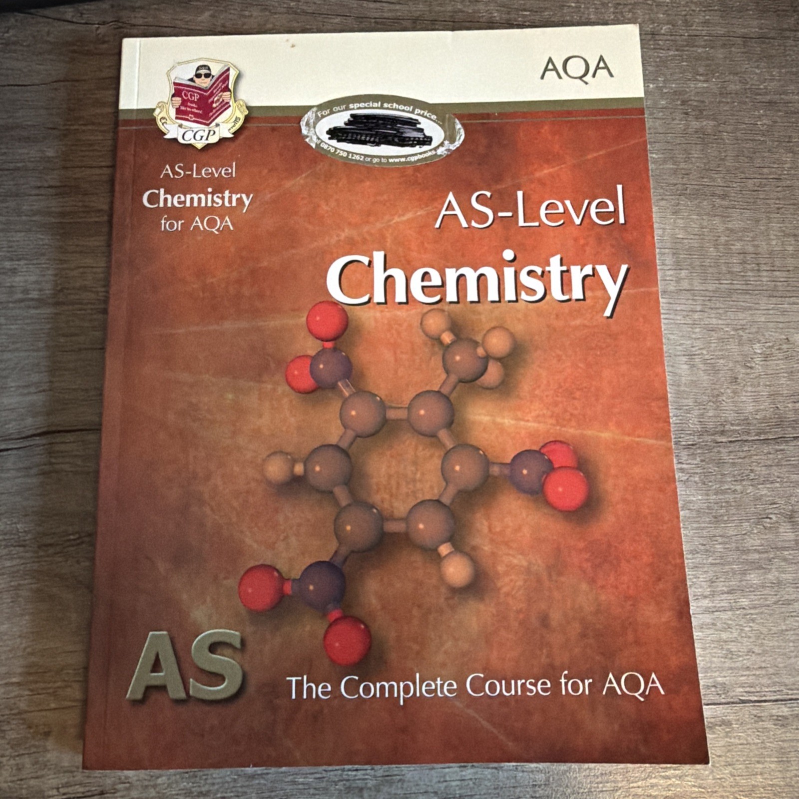 AS/ A-level chemistry revision textbook- AQA