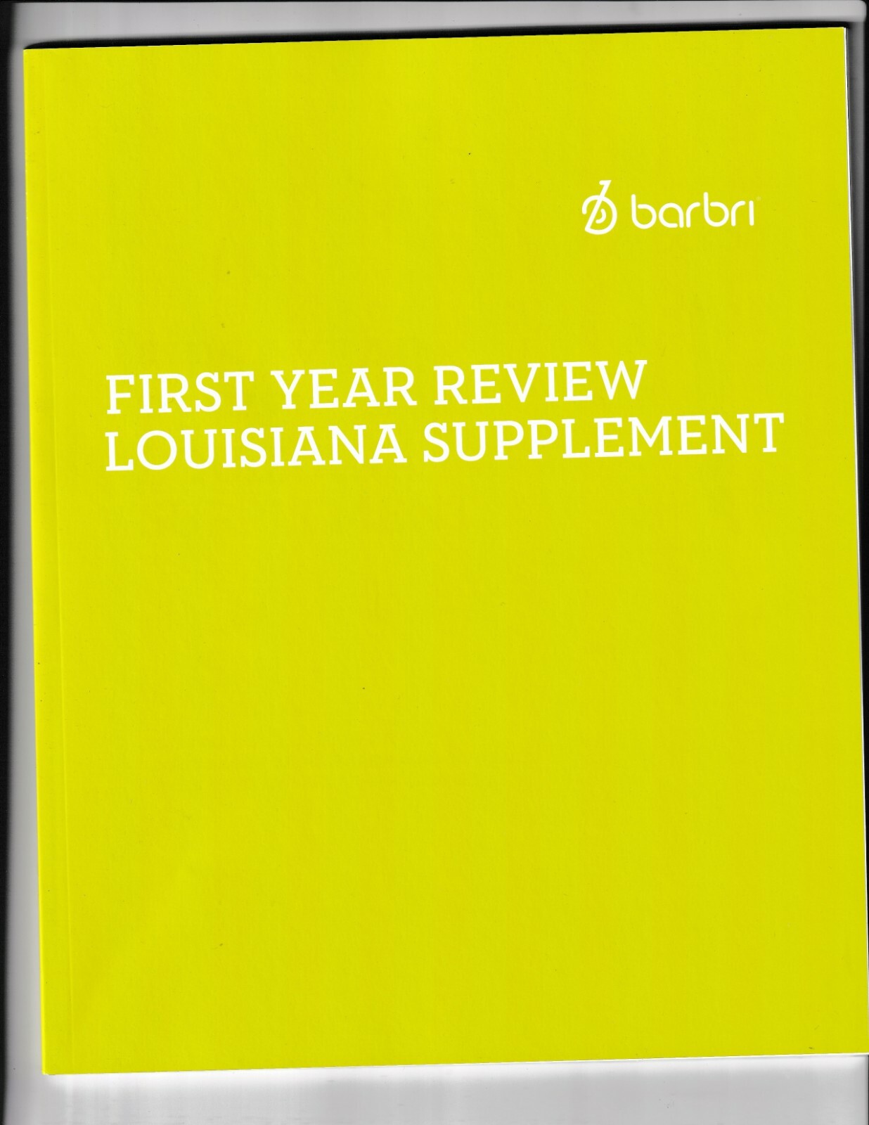 Barbri First Year Review Louisiana Supplement