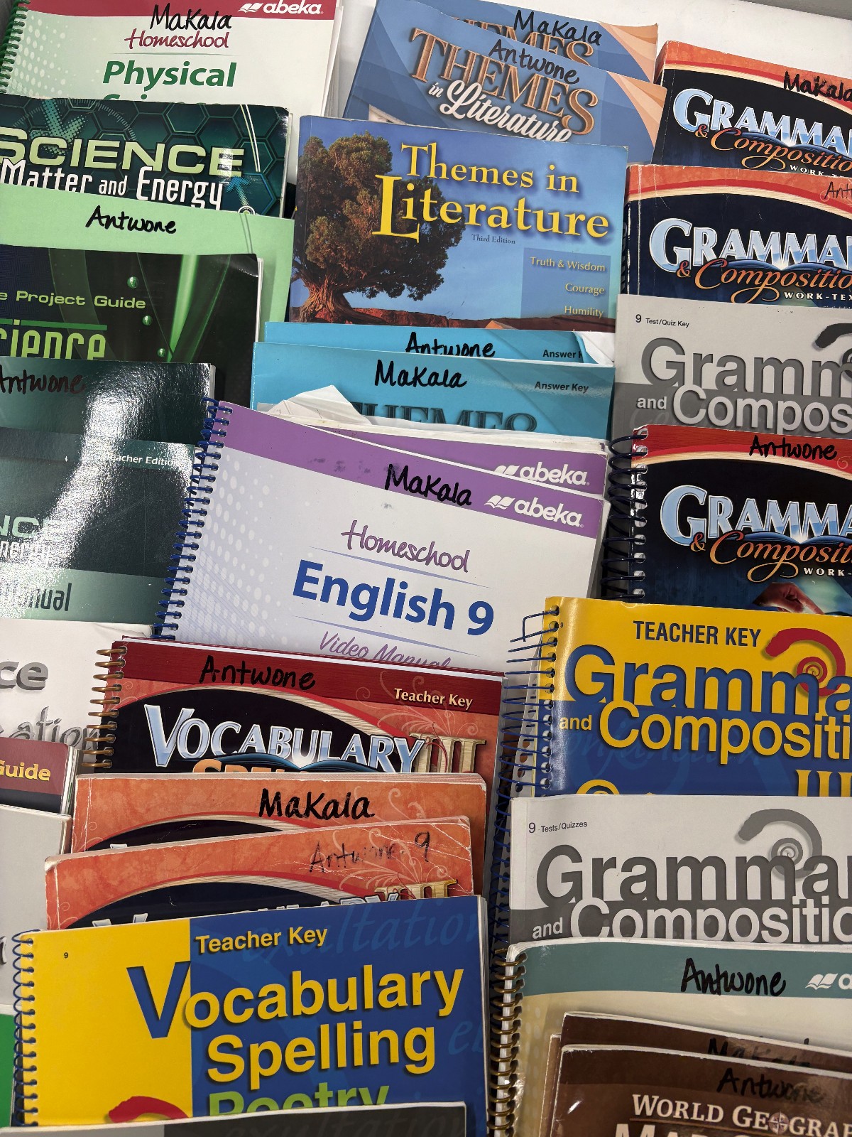 Abeka Homeschool Curriculum Ninth Grade 9th Medium / Heavy Use See Pics Notes
