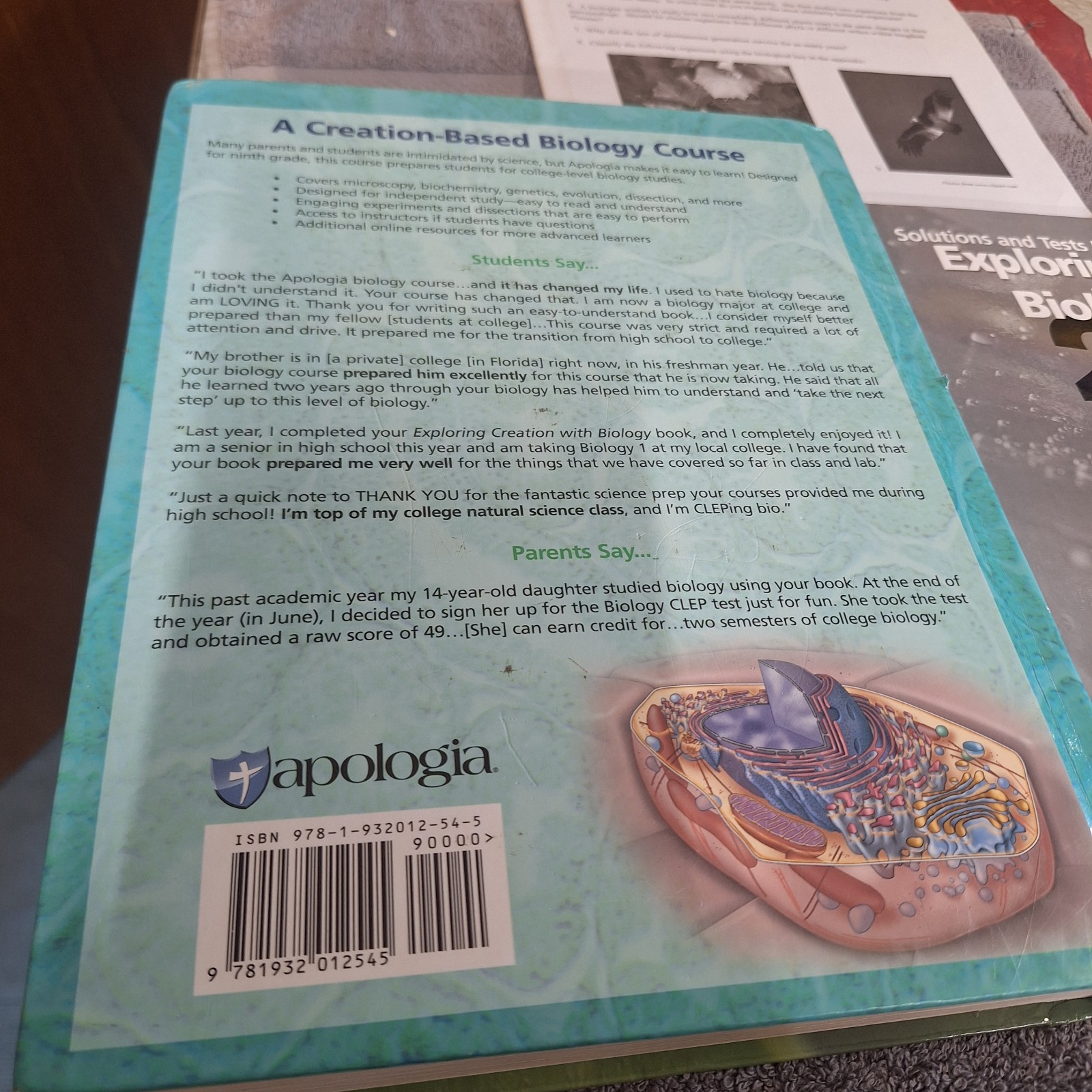 Exploring Creation with Biology : Student Text Book, Solutions And Tests 2nd Ed