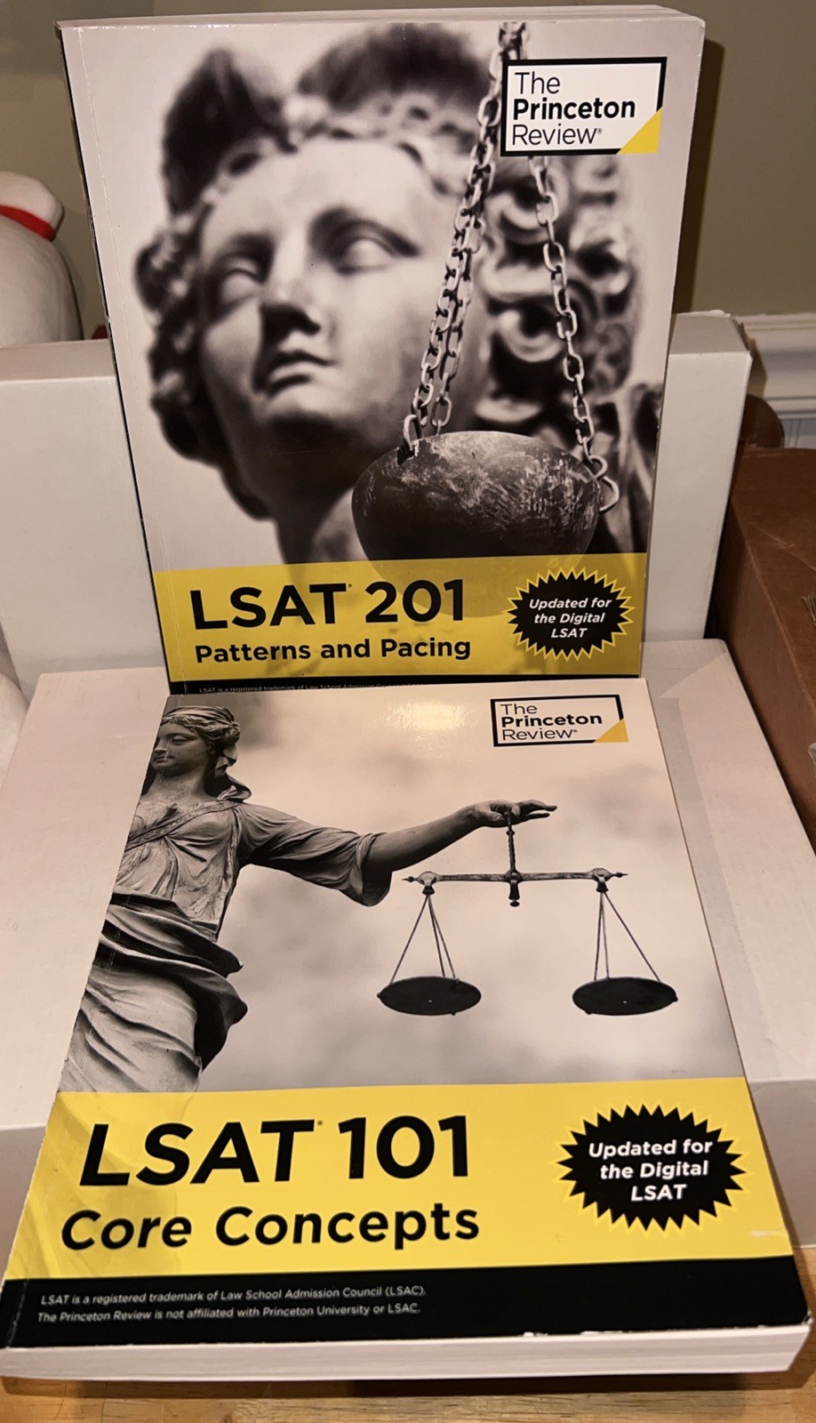 Princeton Review LSAT 101, 201 Exam Prep Book Core Concepts Patterns, Filled In!