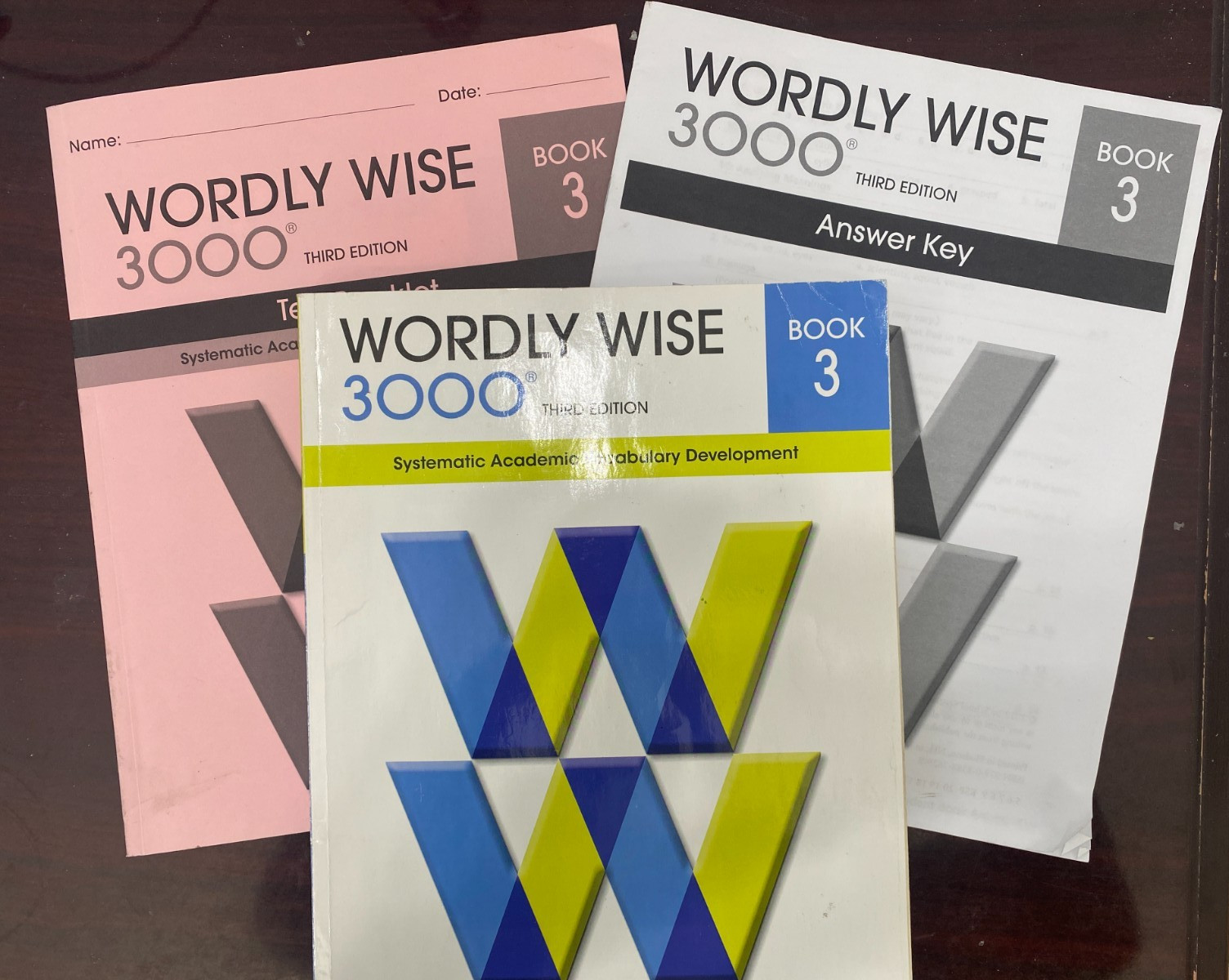 Wordly Wise 3000 Book 3 SET – Textbook, Testing Booklet & Answer Key