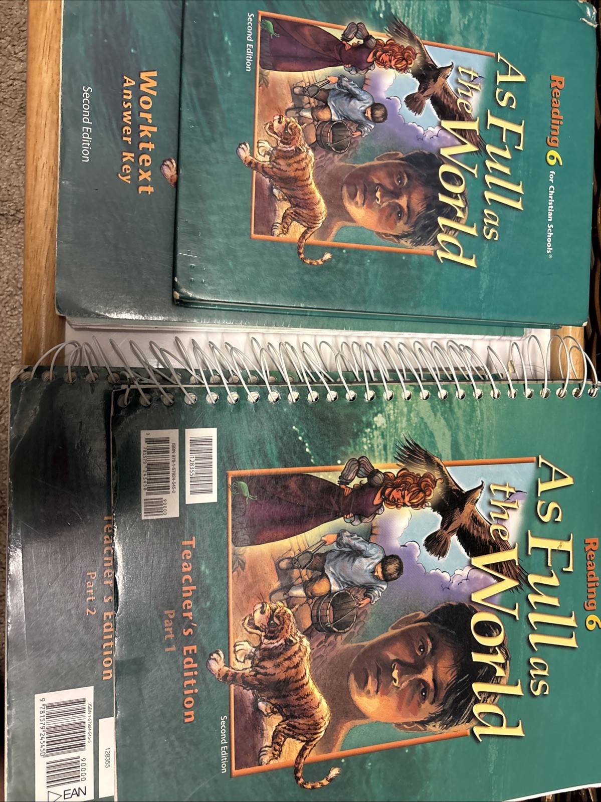 BJU READING 6 As Full As The World Student/Teacher Edition Teacher Worktext