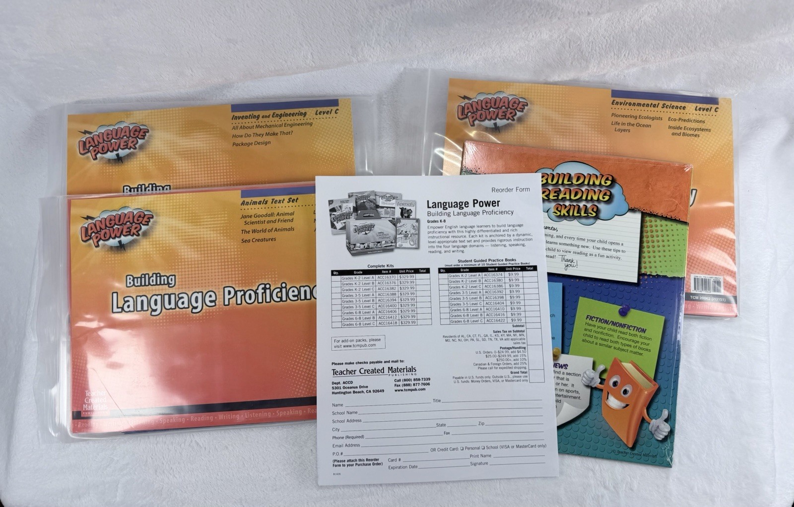 Language Building Proficiency Kit Grades 6-8 Level C Teacher Created Materials