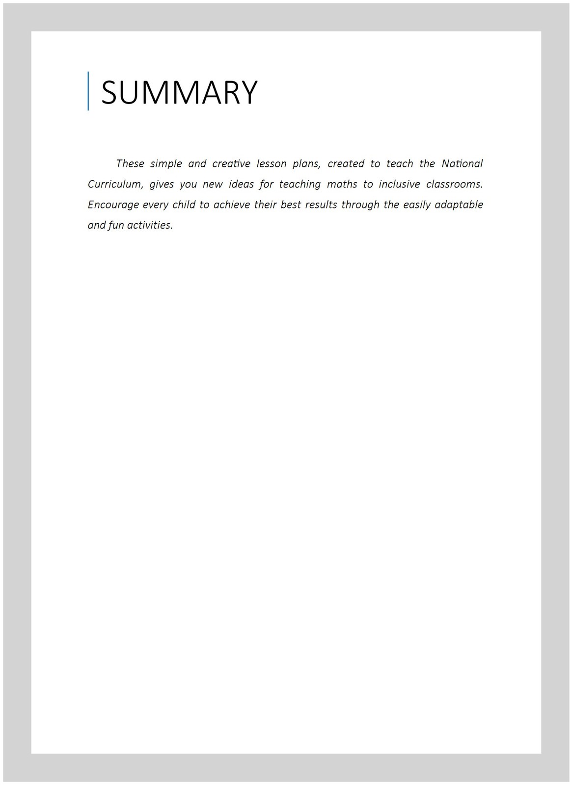 101 Inclusive & Sen Maths Lessons : Fun Activities & Lesson Plans for P Level…