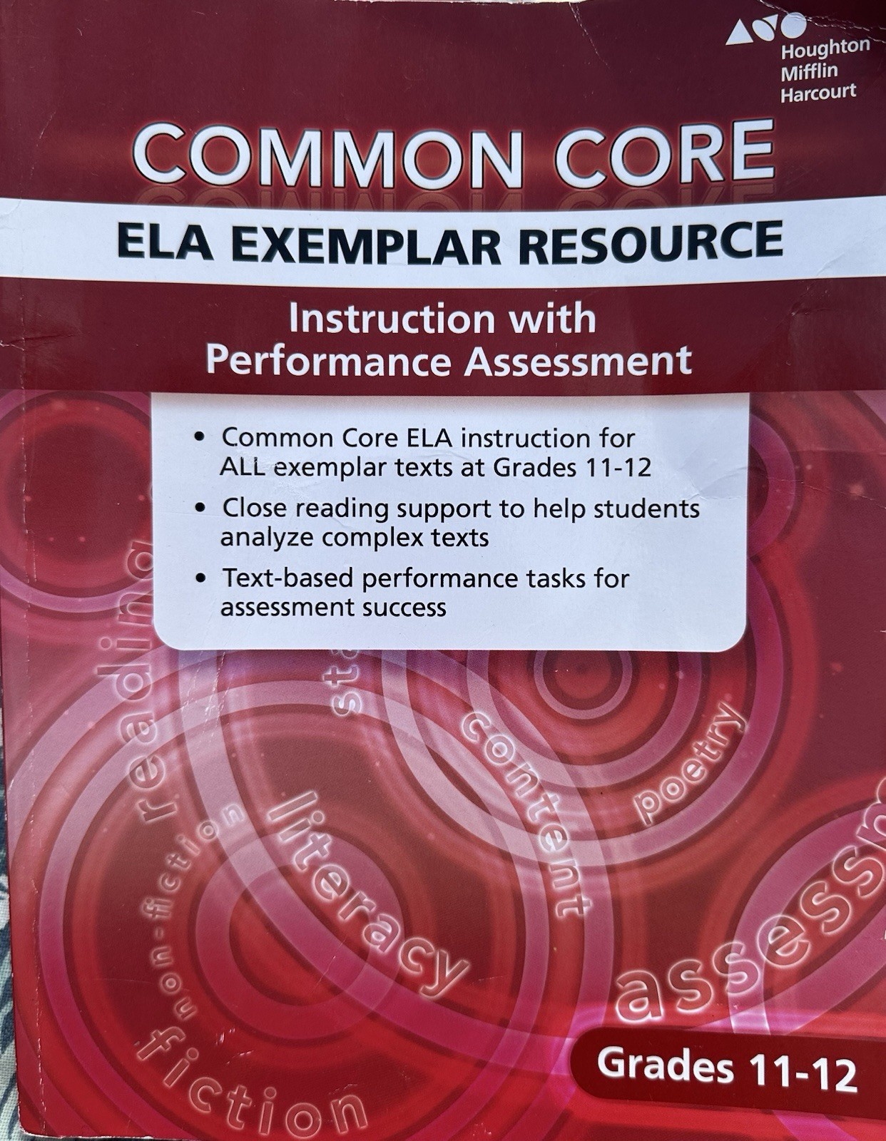 Common Core ELA Exemplar Resource Grade 11-12 Instruction Performance Assessment