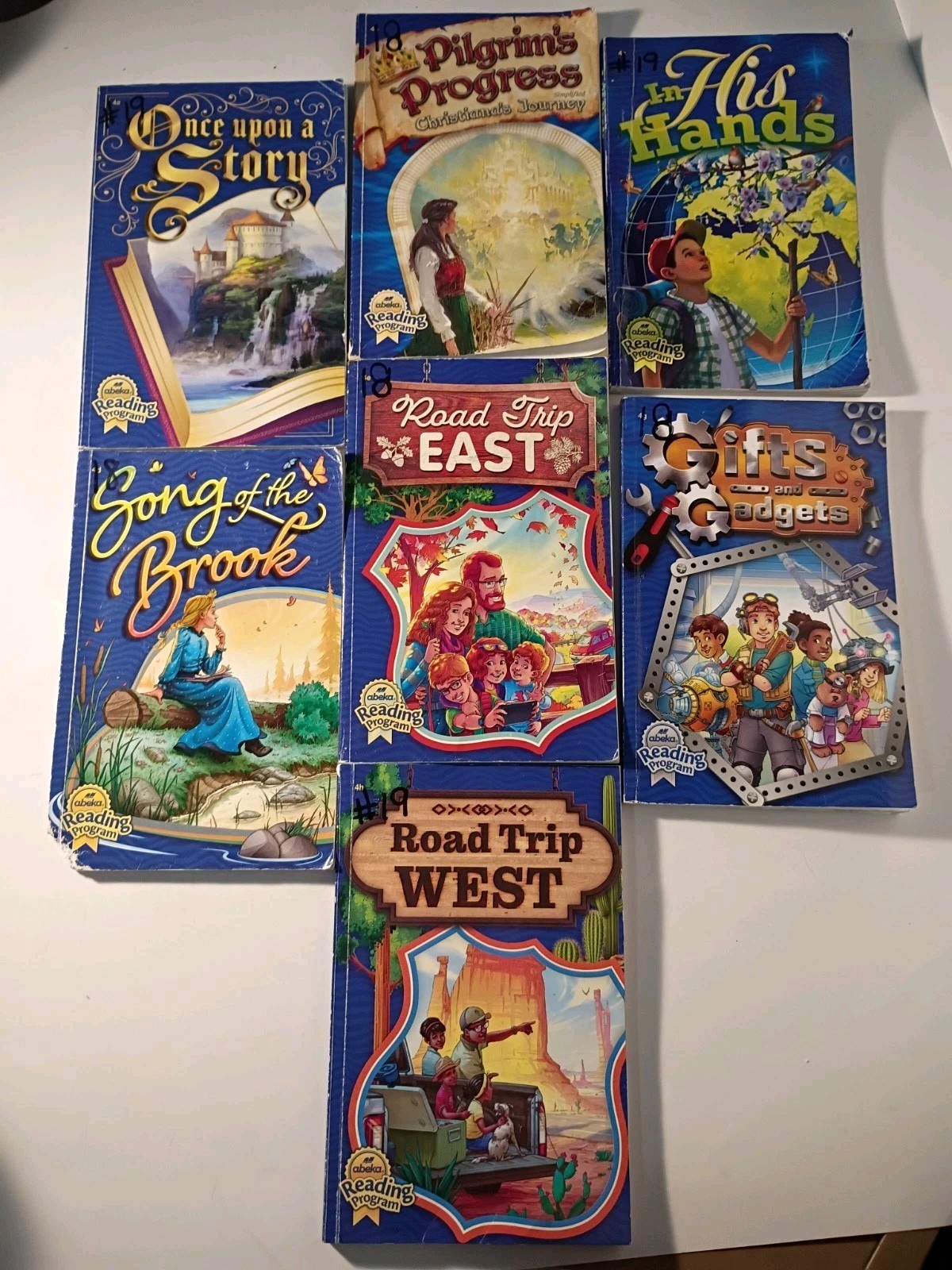 Abeka Reading Program Grade 4 Book Lot Of 7 4th Grade Readers