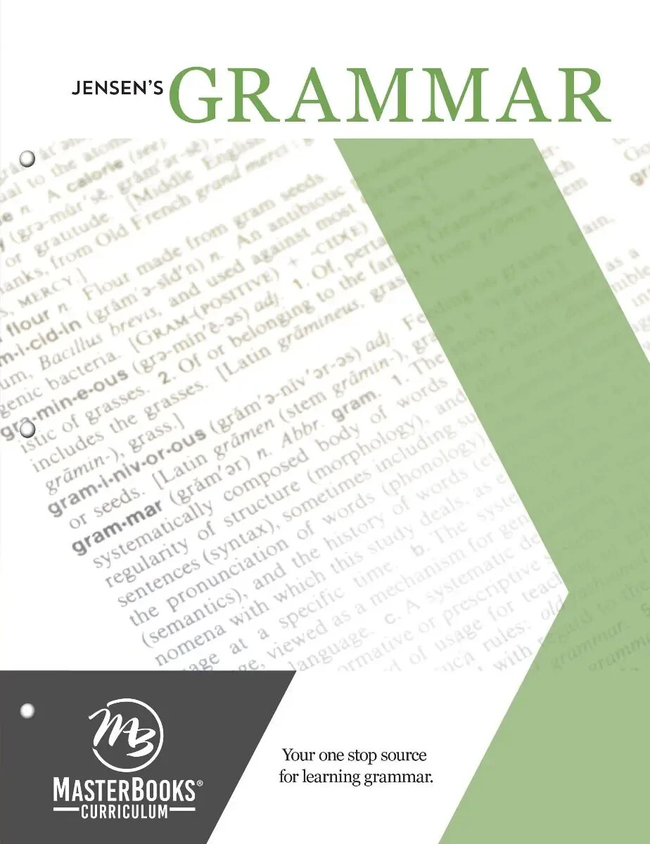 JENSENS GRAMMAR Worktext – Master Books Homeschool Grades 9-12 NEW!