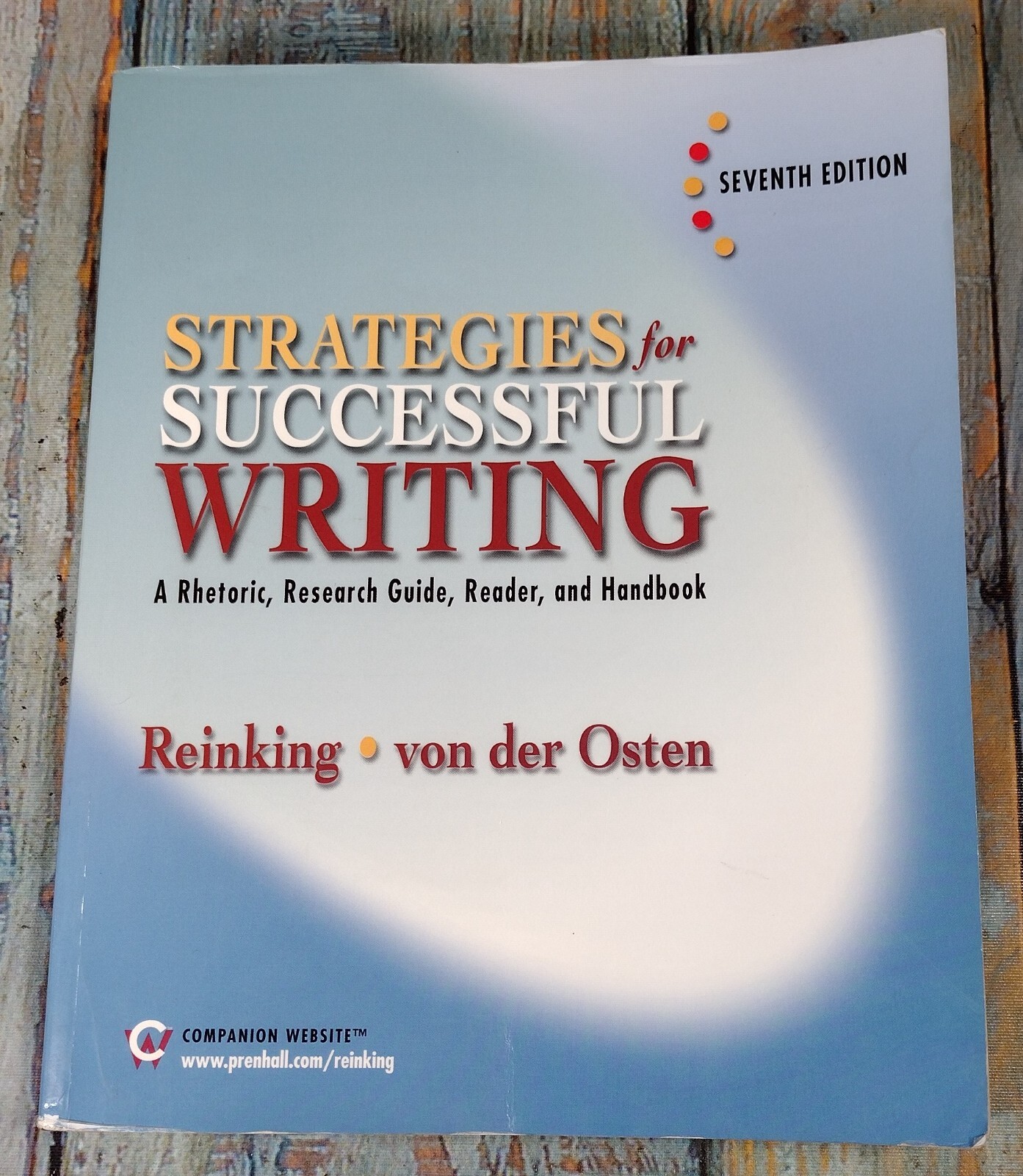 Strategies for Successful Writing 7th Edition (2005, Paperback)