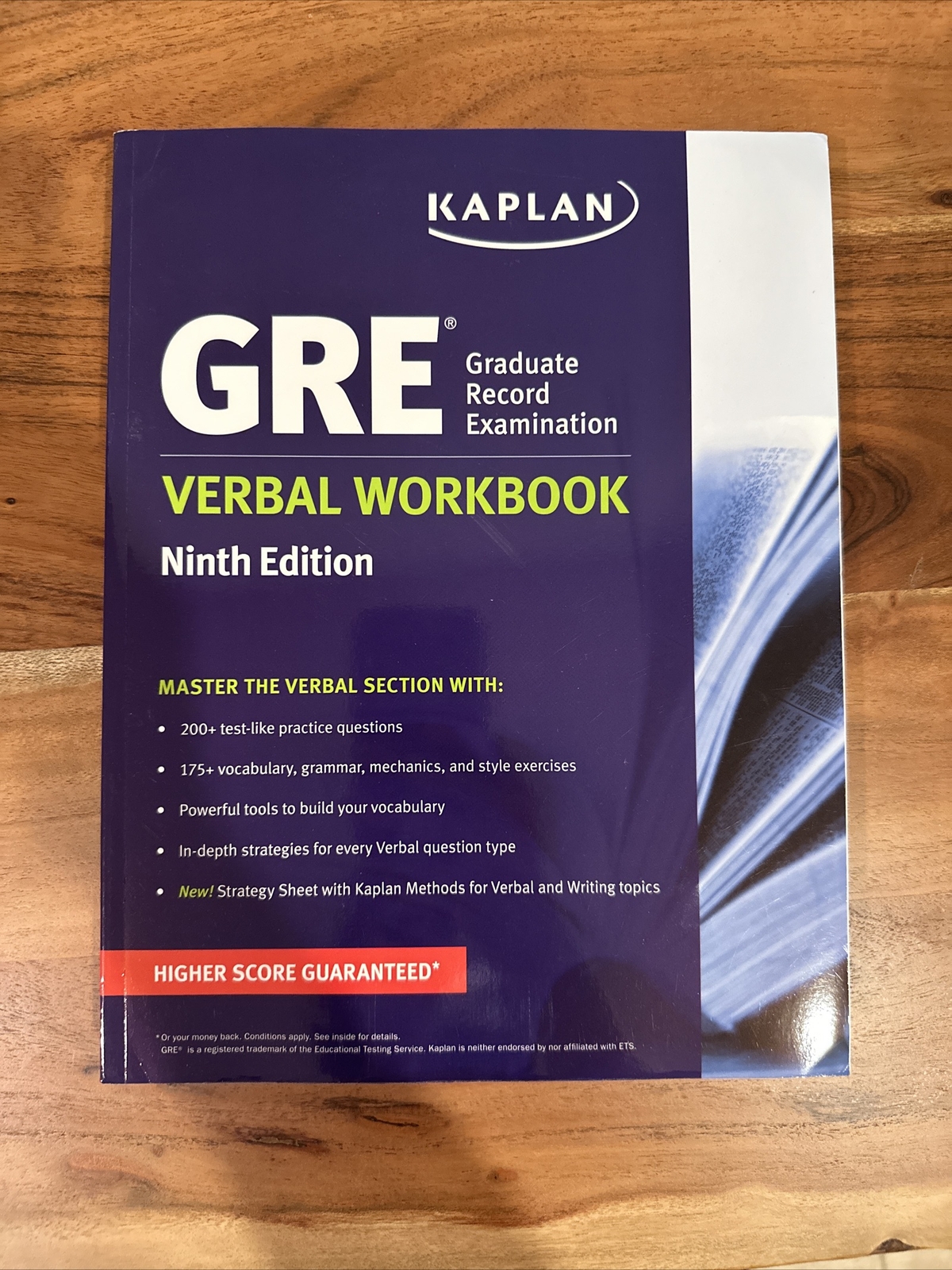 Kaplan GRE Prep Plus, Verbal Workbook, Math Workbook, Flashcards + App