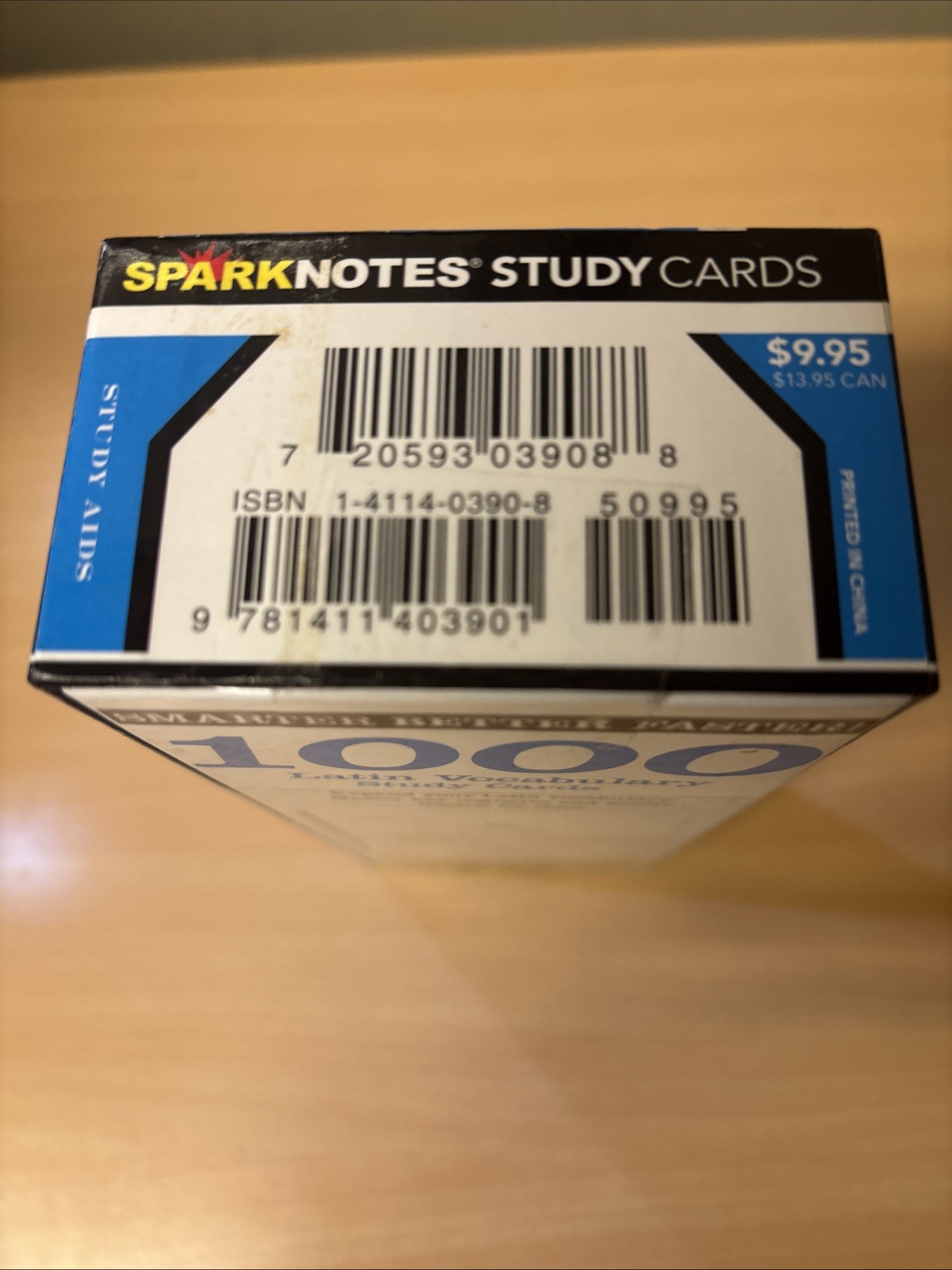 Sparknotes Study Cards Latin Vocabulary 2005- New Sealed. Free Shipping.
